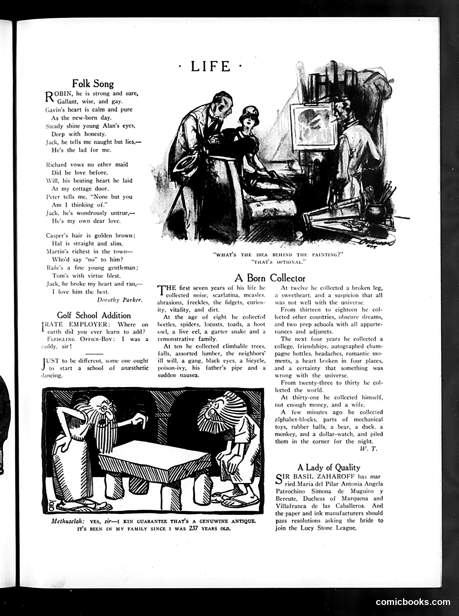 Life — October 16, 1924 — page 9: Life, 1924-10-16