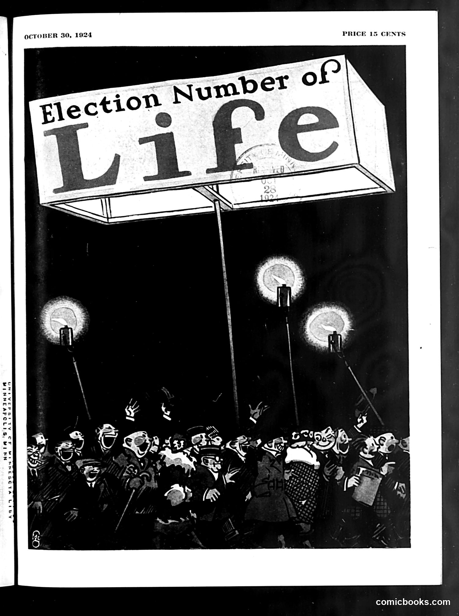 Life — October 30, 1924 — page 1: Life, 1924-10-30
