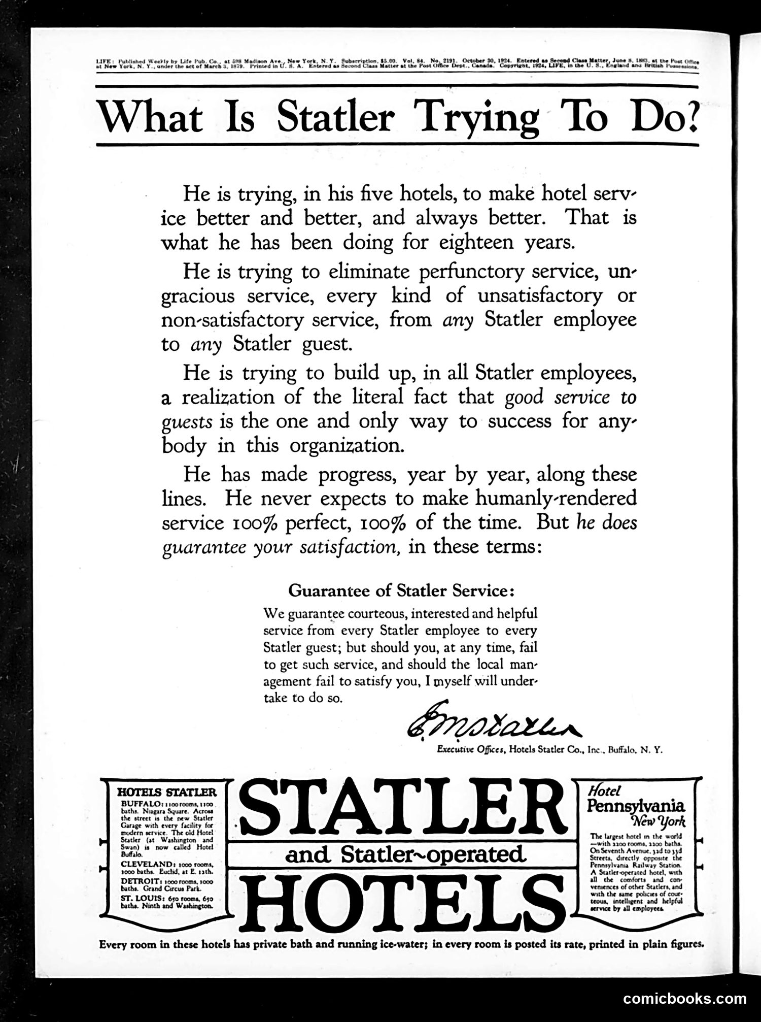 Life — October 30, 1924 — page 2: Life, 1924-10-30