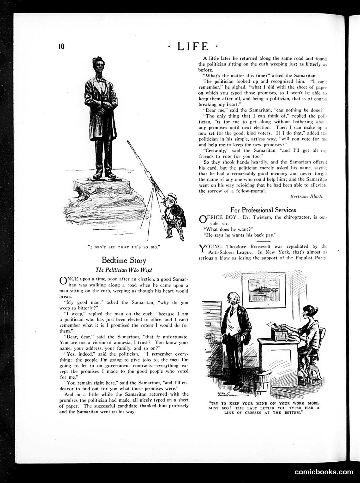 Life — October 30, 1924 — page 12: Life, 1924-10-30