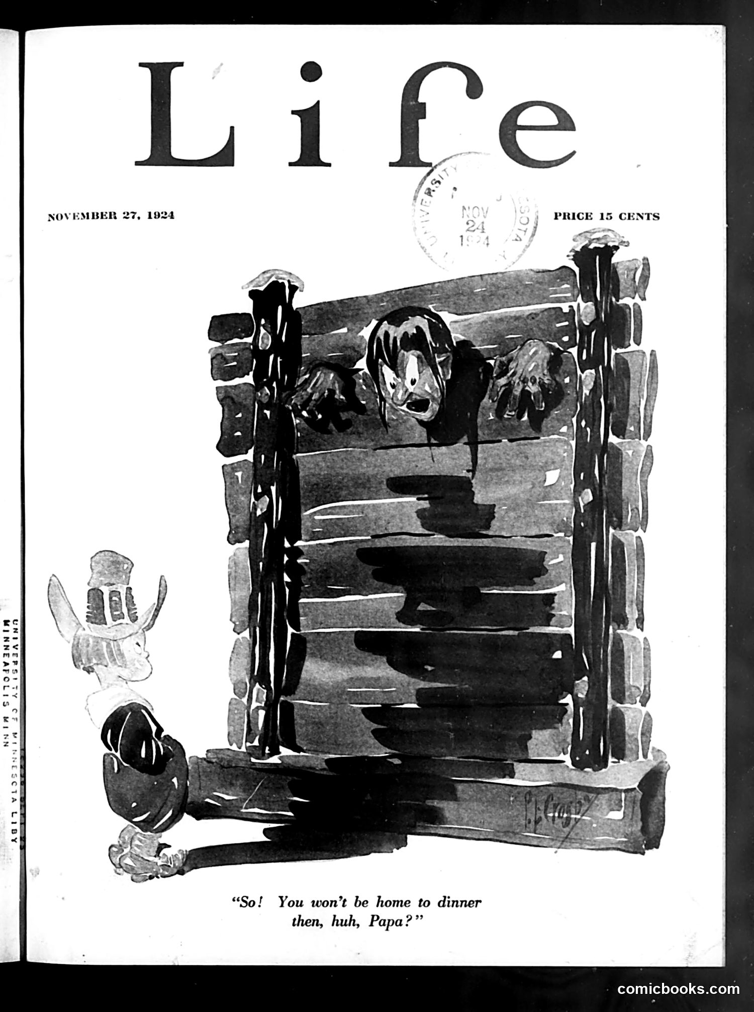 Life — November 27, 1924 — page 1: Life, 1924-11-27