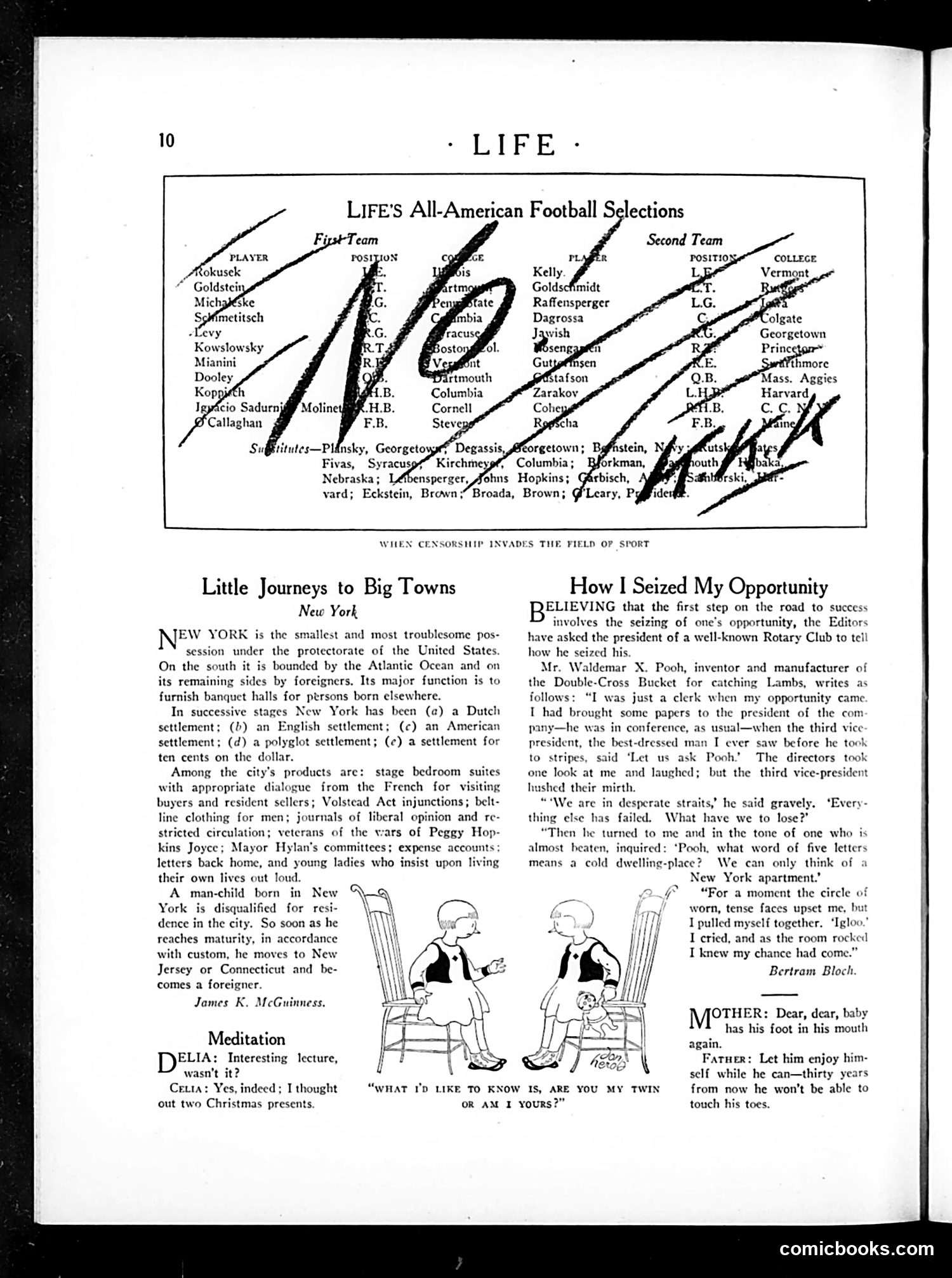 Life — November 27, 1924 — page 12: Life, 1924-11-27