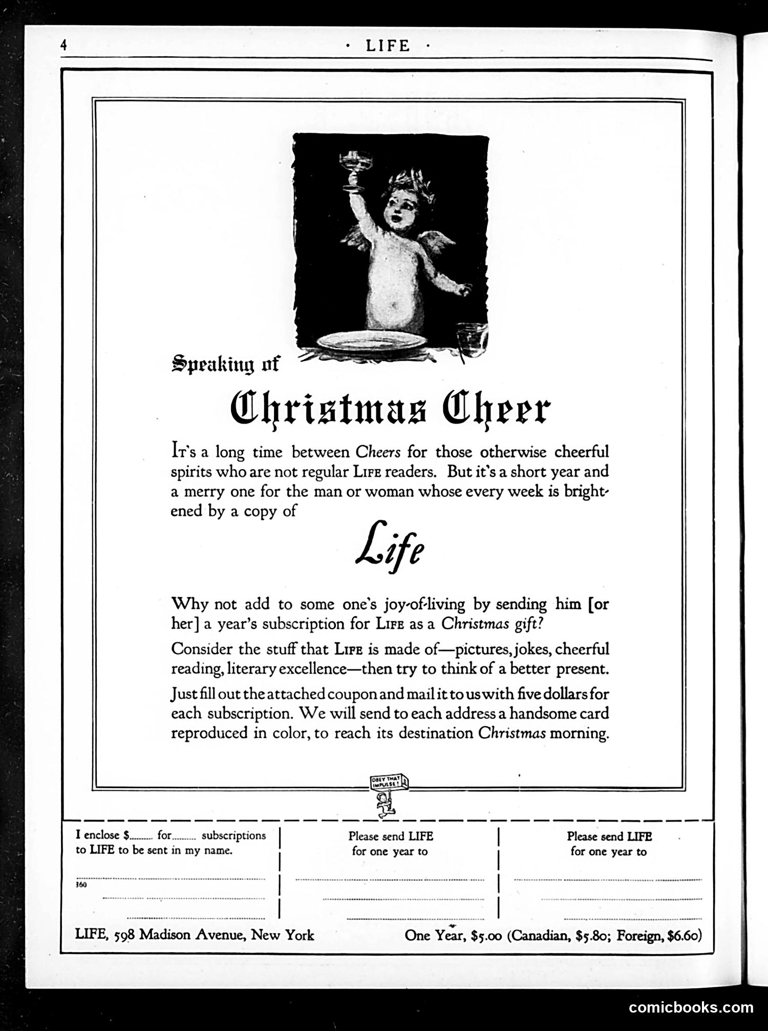 Life — December 4, 1924 — page 6: Life, 1924-12-04
