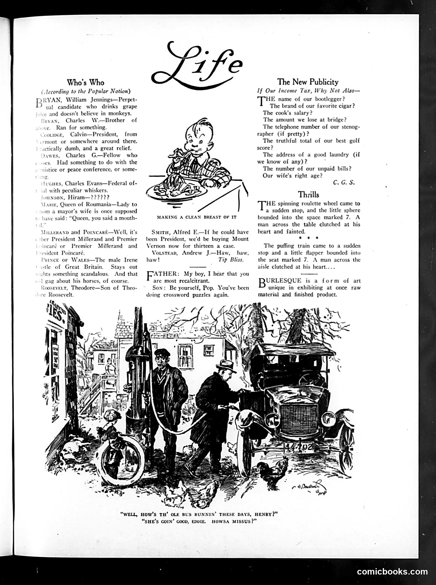 Life — December 11, 1924 — page 5: Life, 1924-12-11