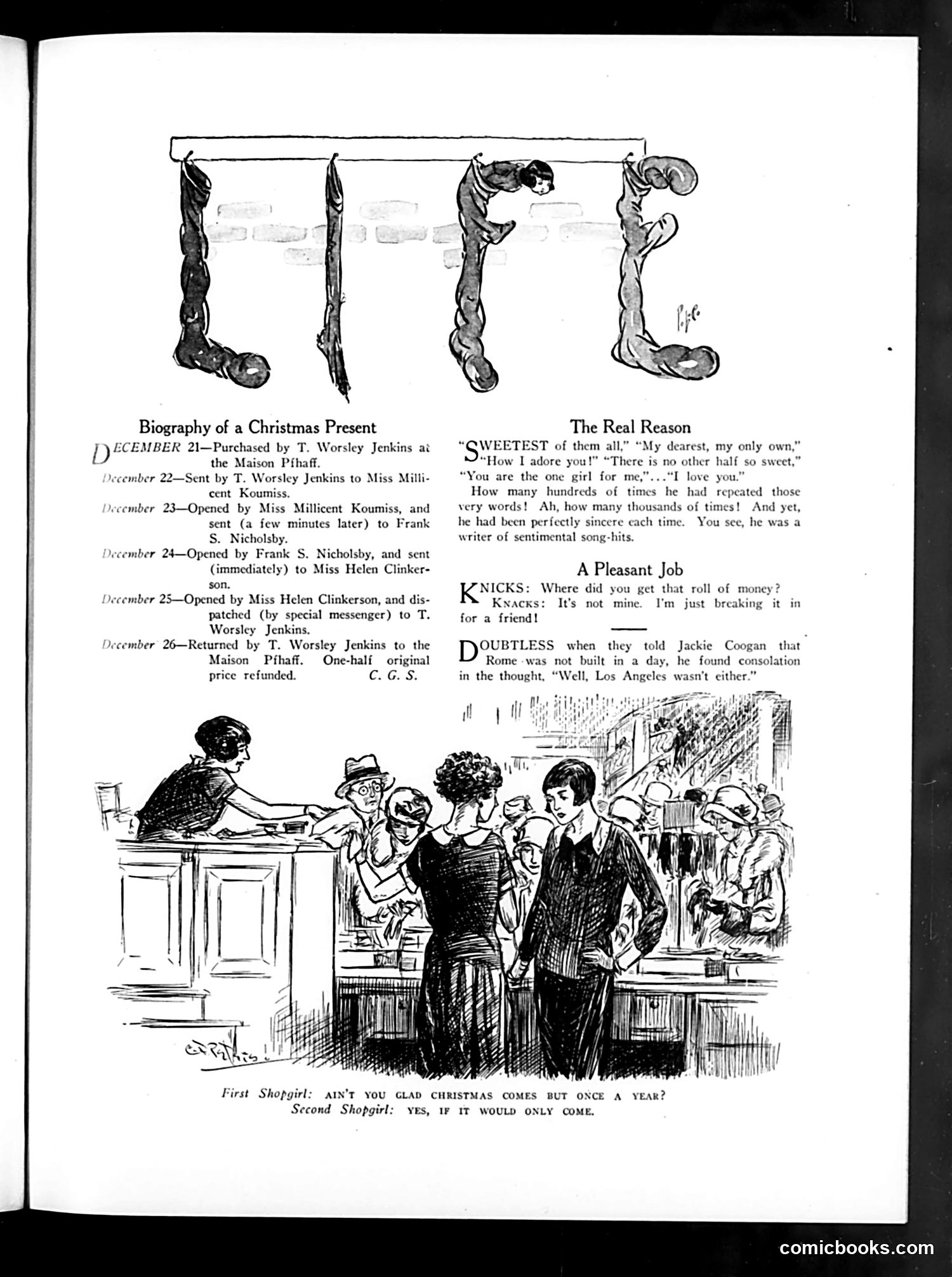 Life — December 18, 1924 — page 5: Life, 1924-12-18