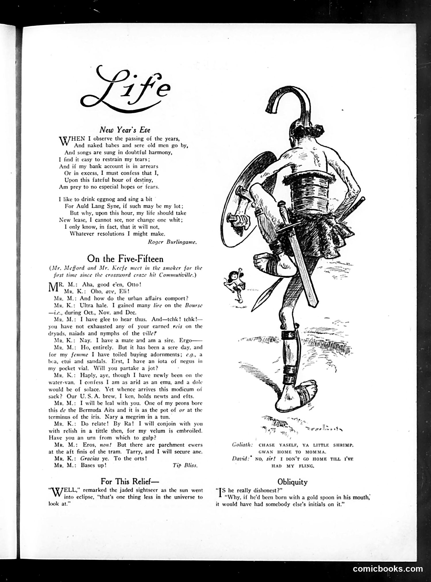 Life — January 1, 1925 — page 5: Life, 1925-01-01