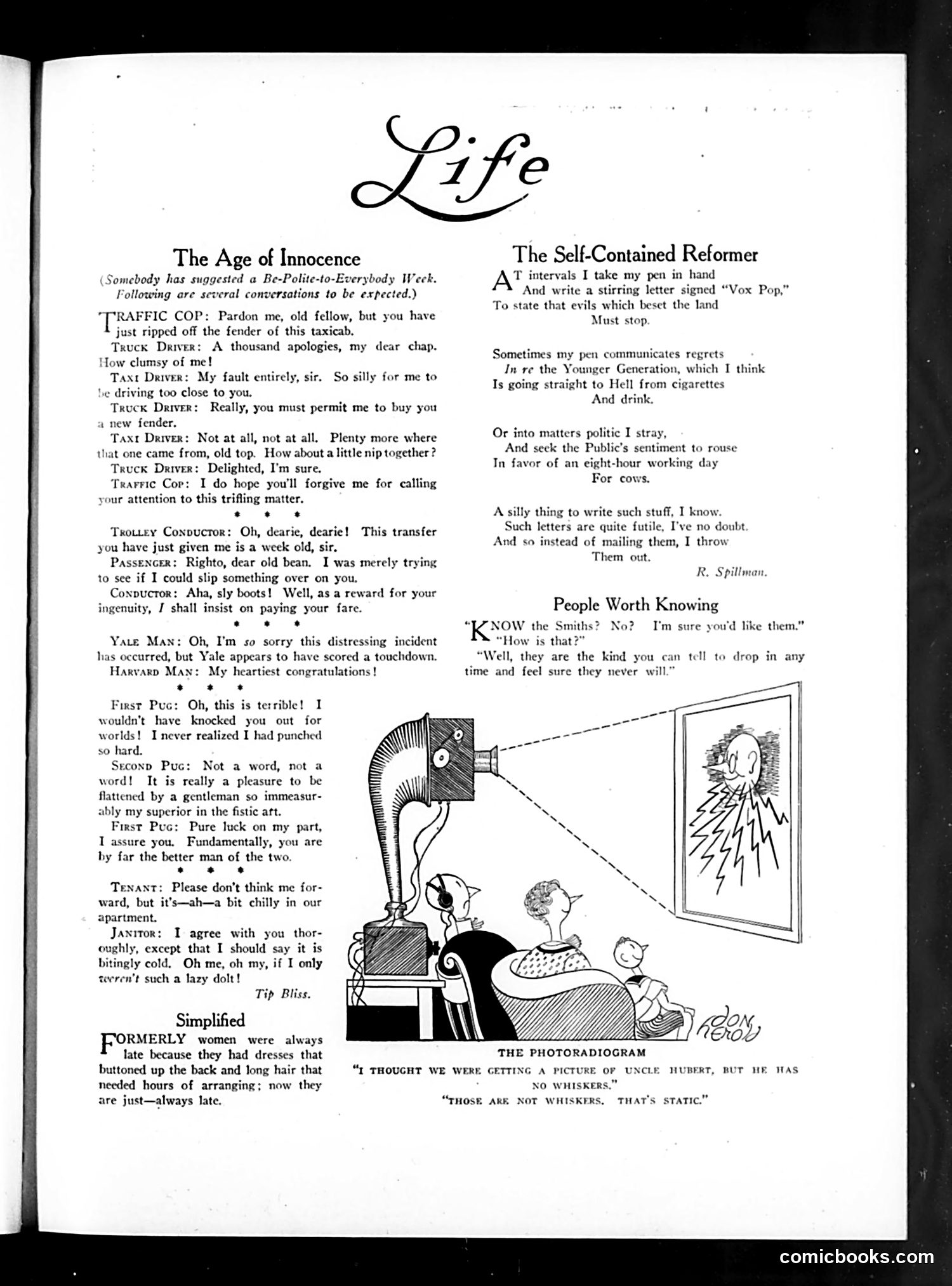 Life — January 22, 1925 — page 5: Life, 1925-01-22