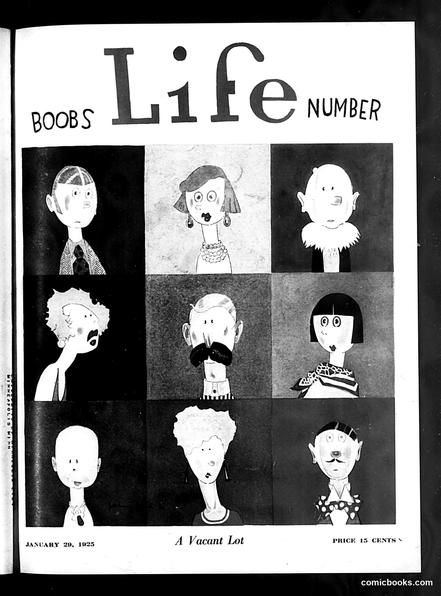 Life — January 29, 1925 — page 1: Life, 1925-01-29