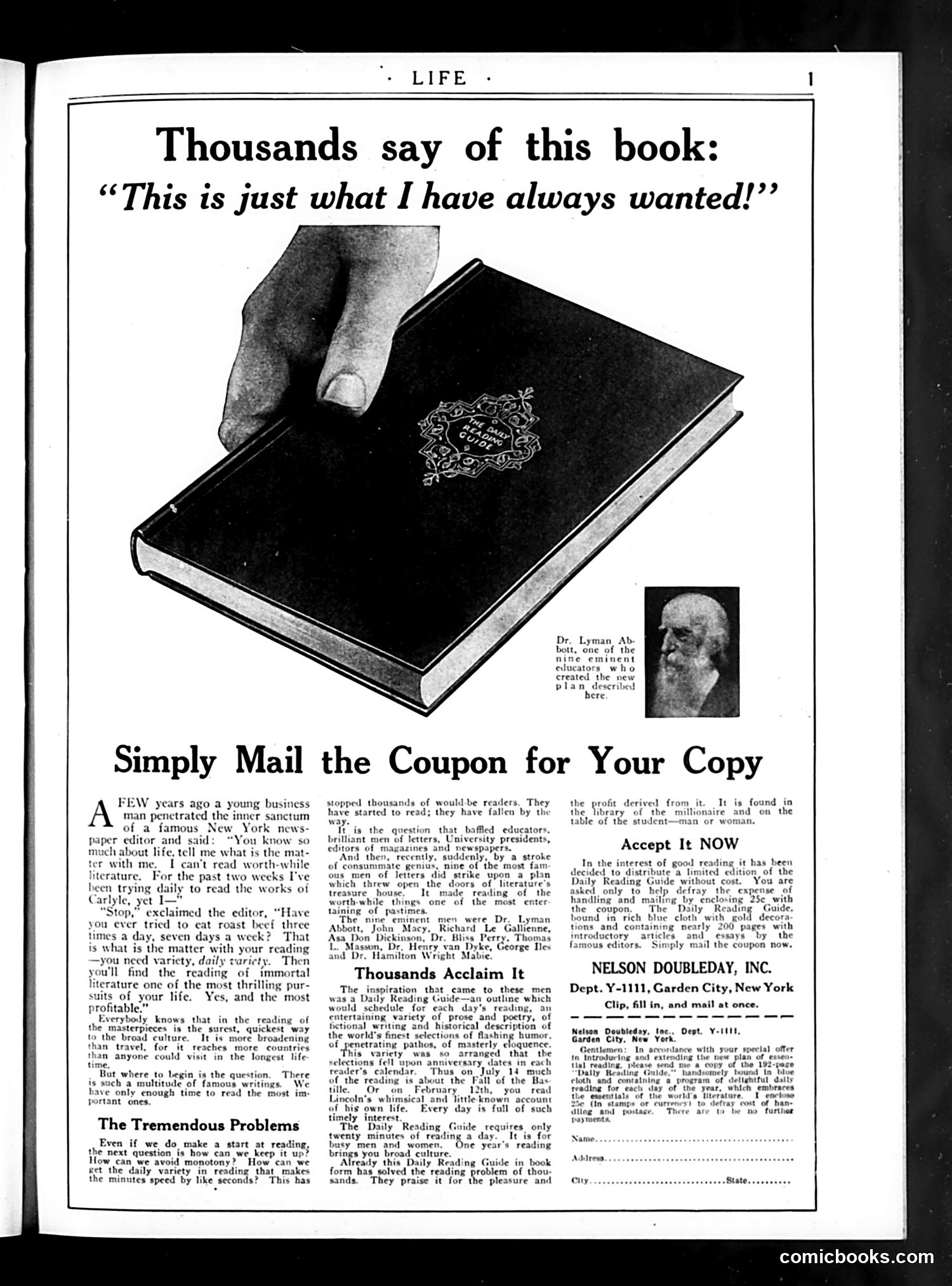 Life — January 29, 1925 — page 3: Life, 1925-01-29