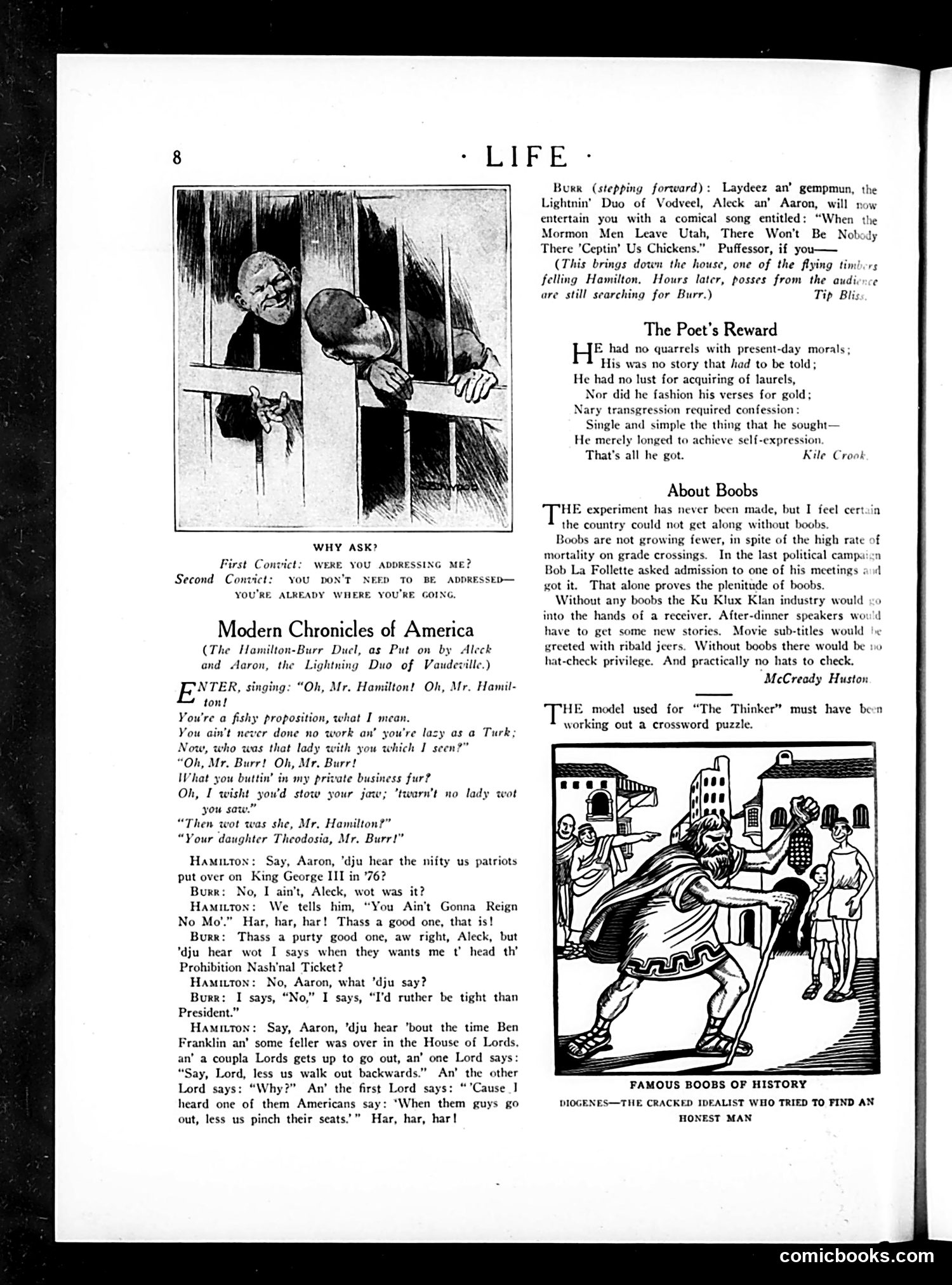 Life — January 29, 1925 — page 10: Life, 1925-01-29
