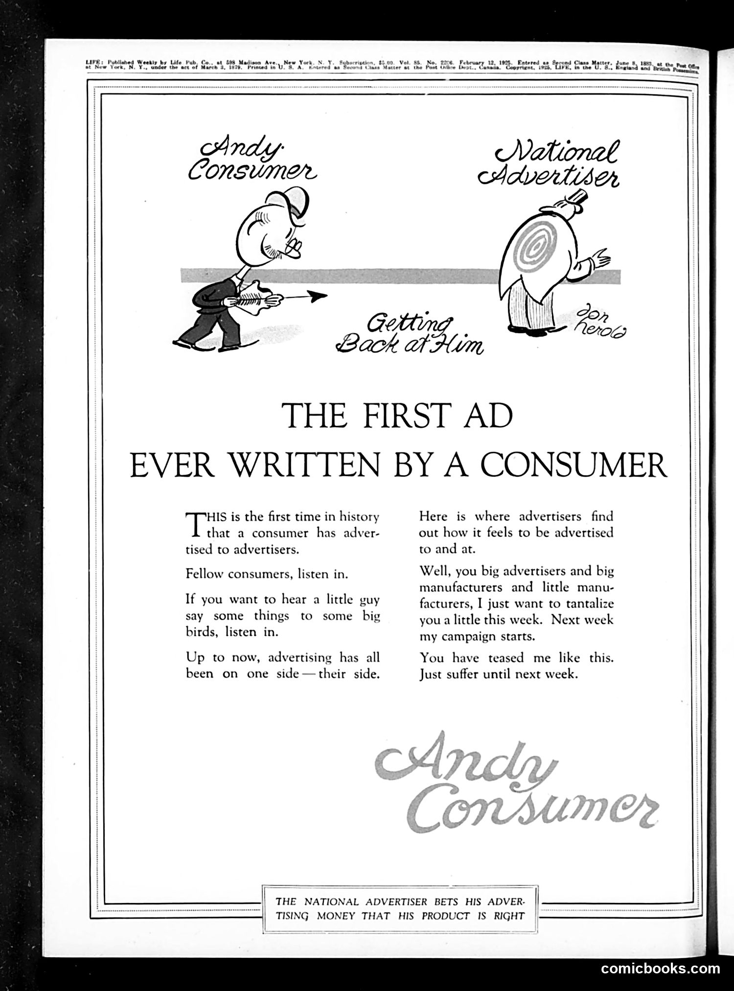 Life — February 12, 1925 — page 2: Life, 1925-02-12