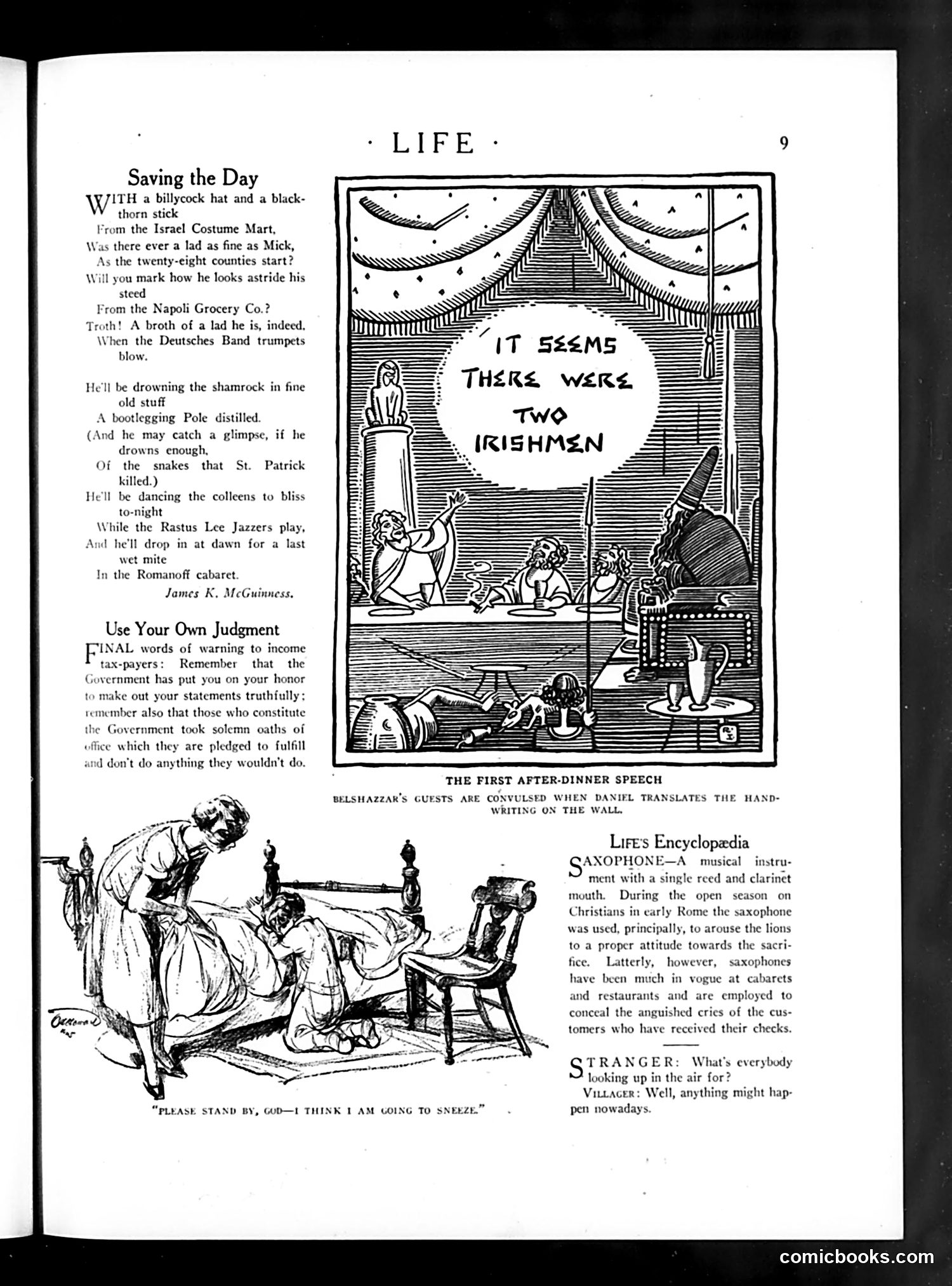 Life — March 12, 1925 — page 11: Life, 1925-03-12