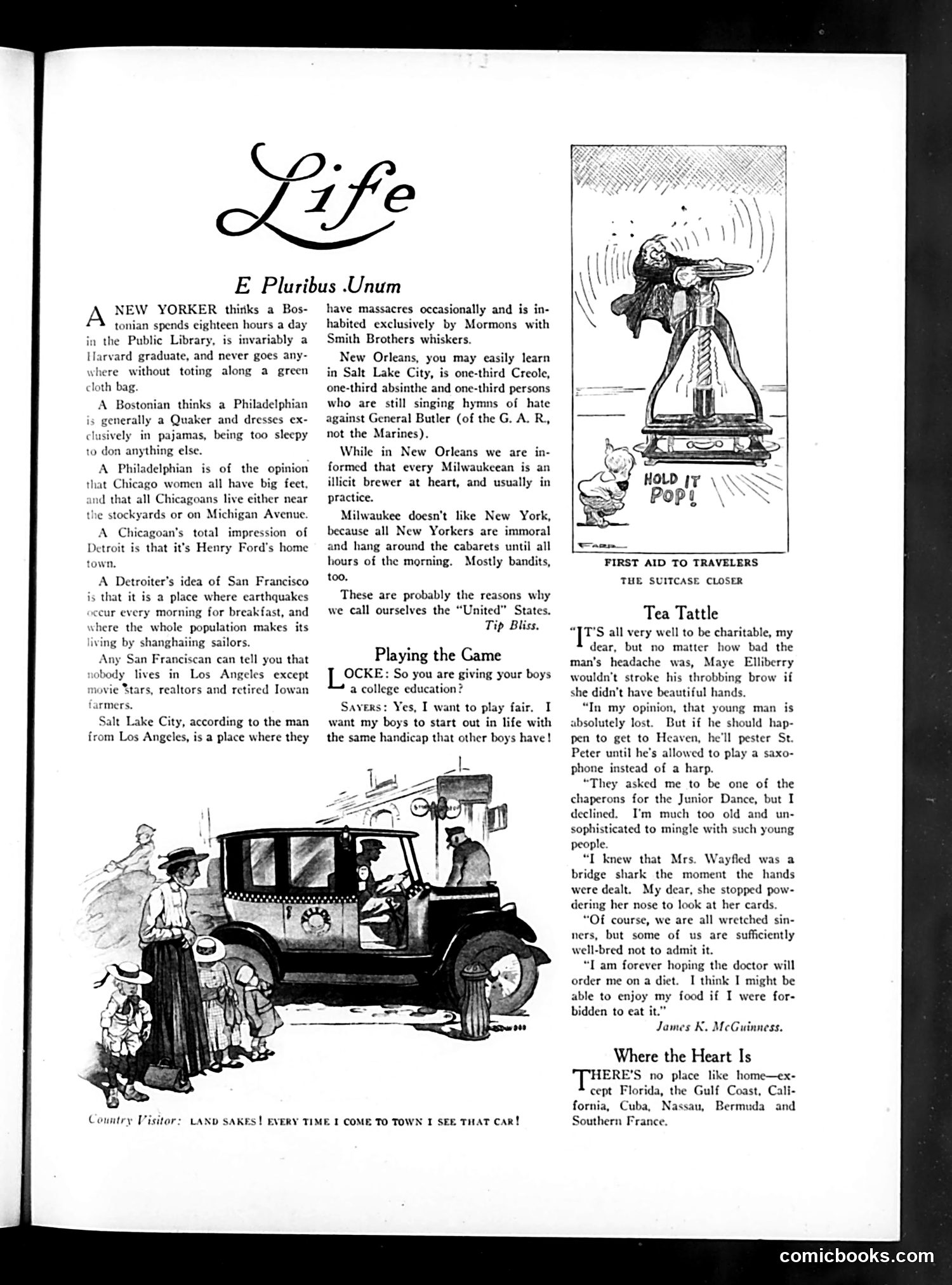 Life — April 2, 1925 — page 9: Life, 1925-04-02
