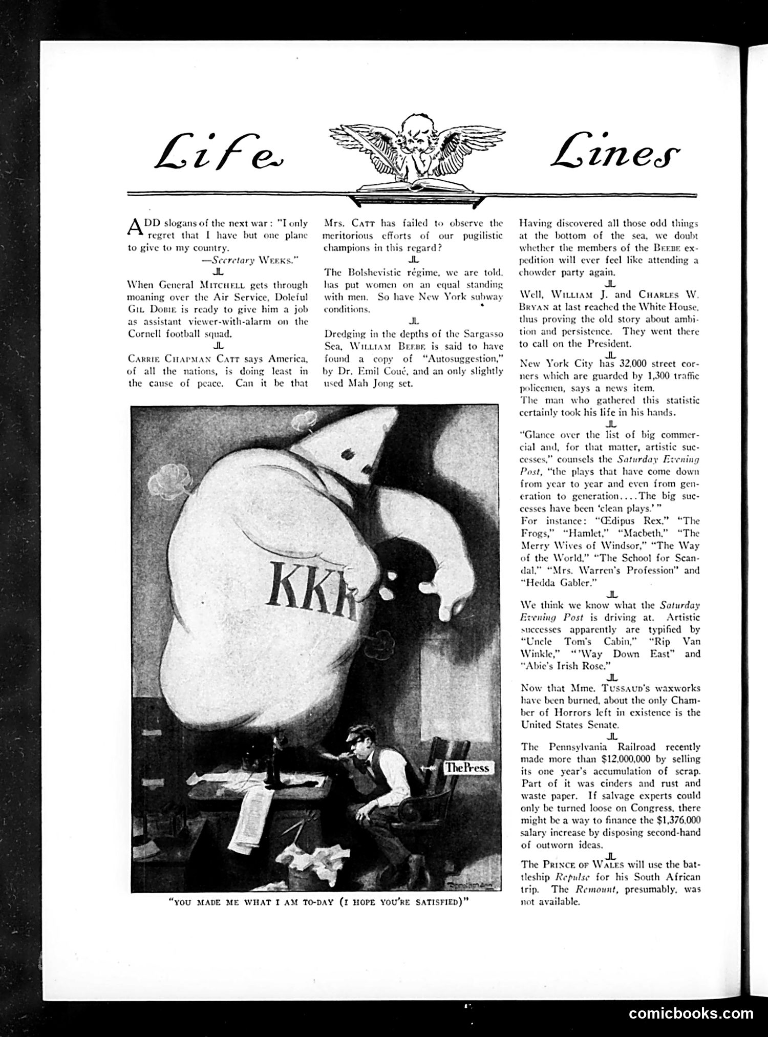Life — April 9, 1925 — page 10: Life, 1925-04-09