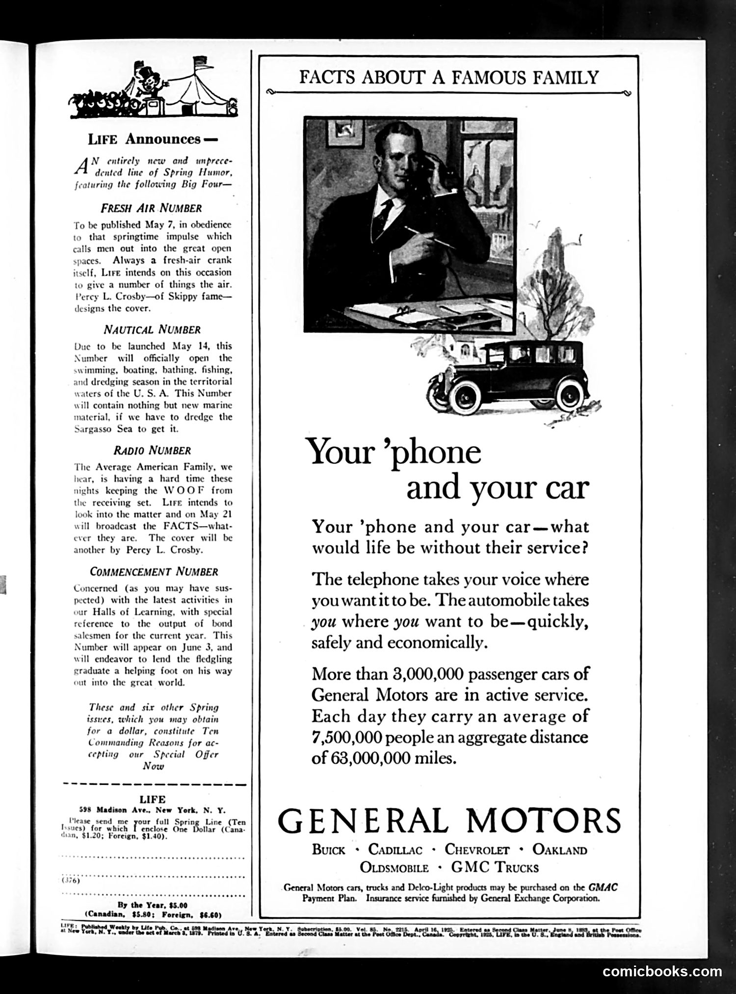 Life — April 16, 1925 — page 3: Life, 1925-04-16