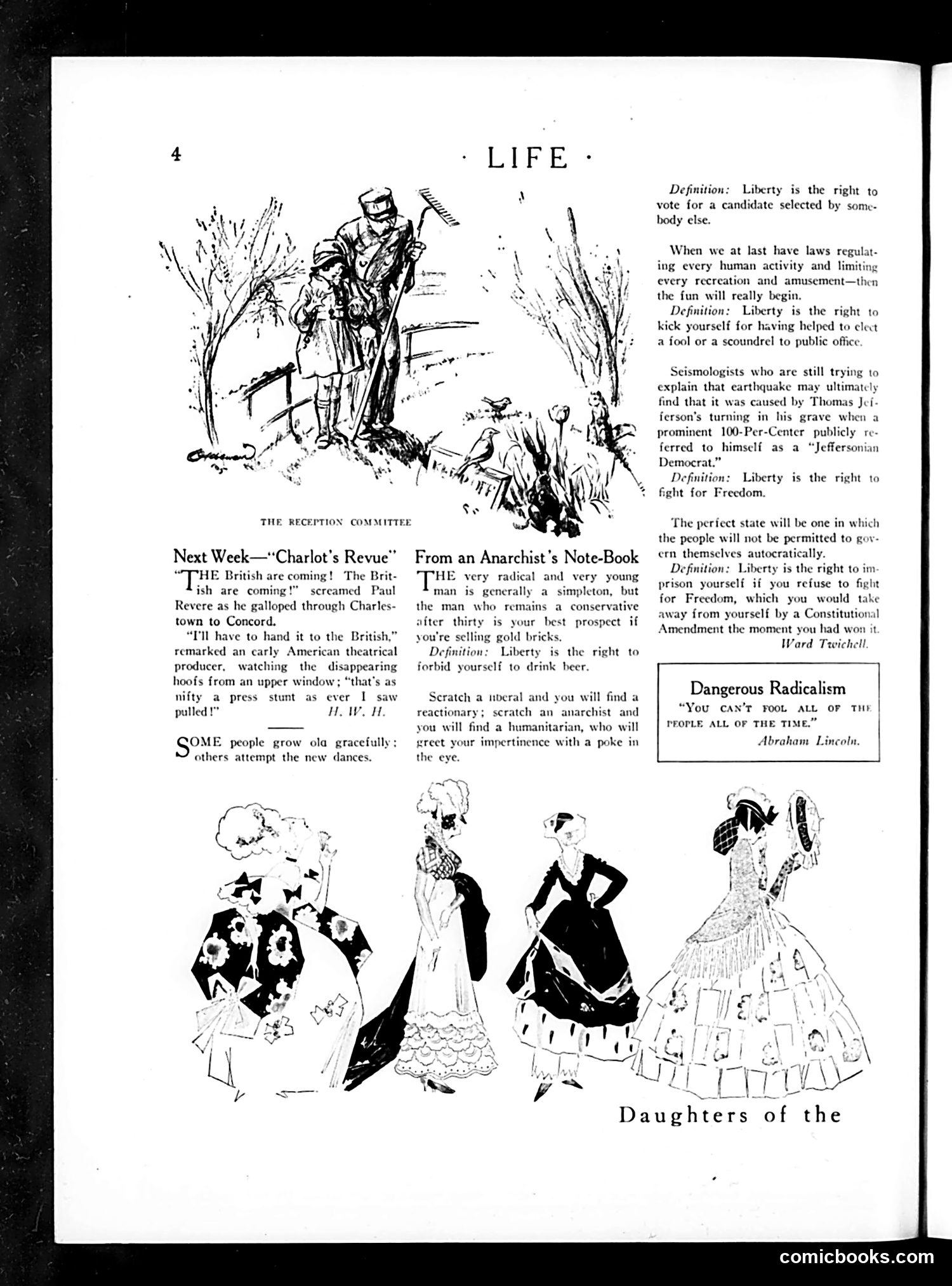 Life — April 16, 1925 — page 6: Life, 1925-04-16