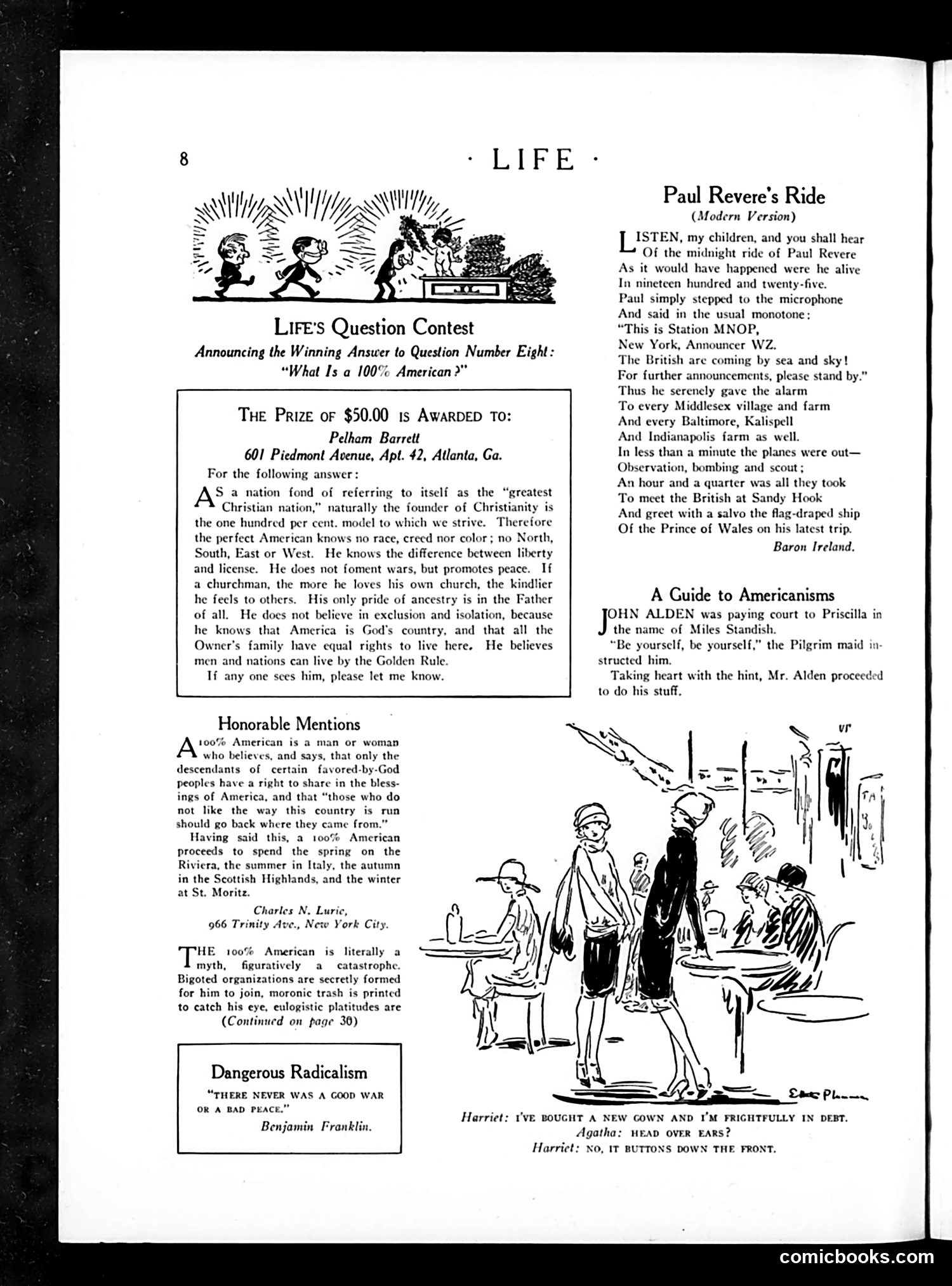 Life — April 16, 1925 — page 10: Life, 1925-04-16