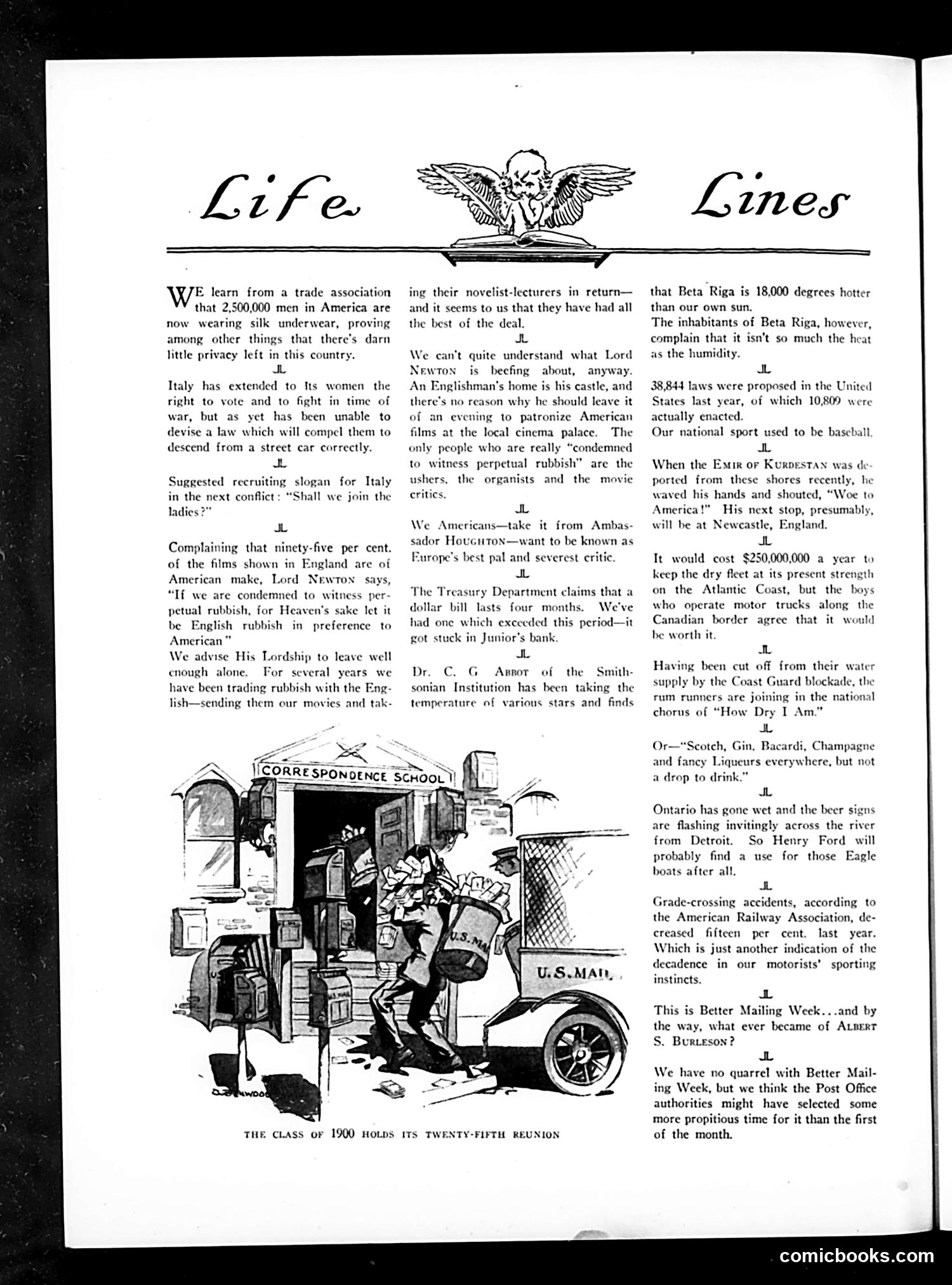 Life — June 4, 1925 — page 12: Life, 1925-06-04