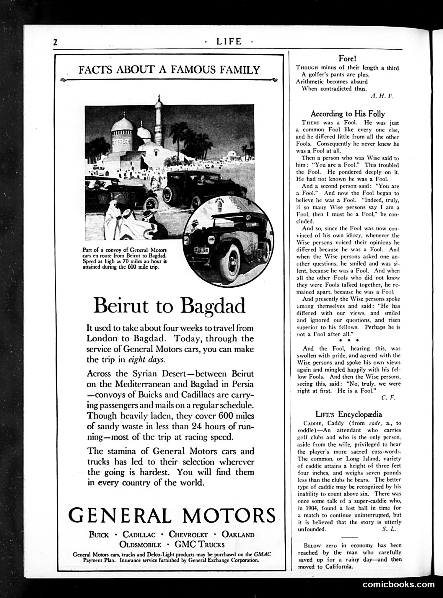 Life — June 18, 1925 — page 4: Life, 1925-06-18