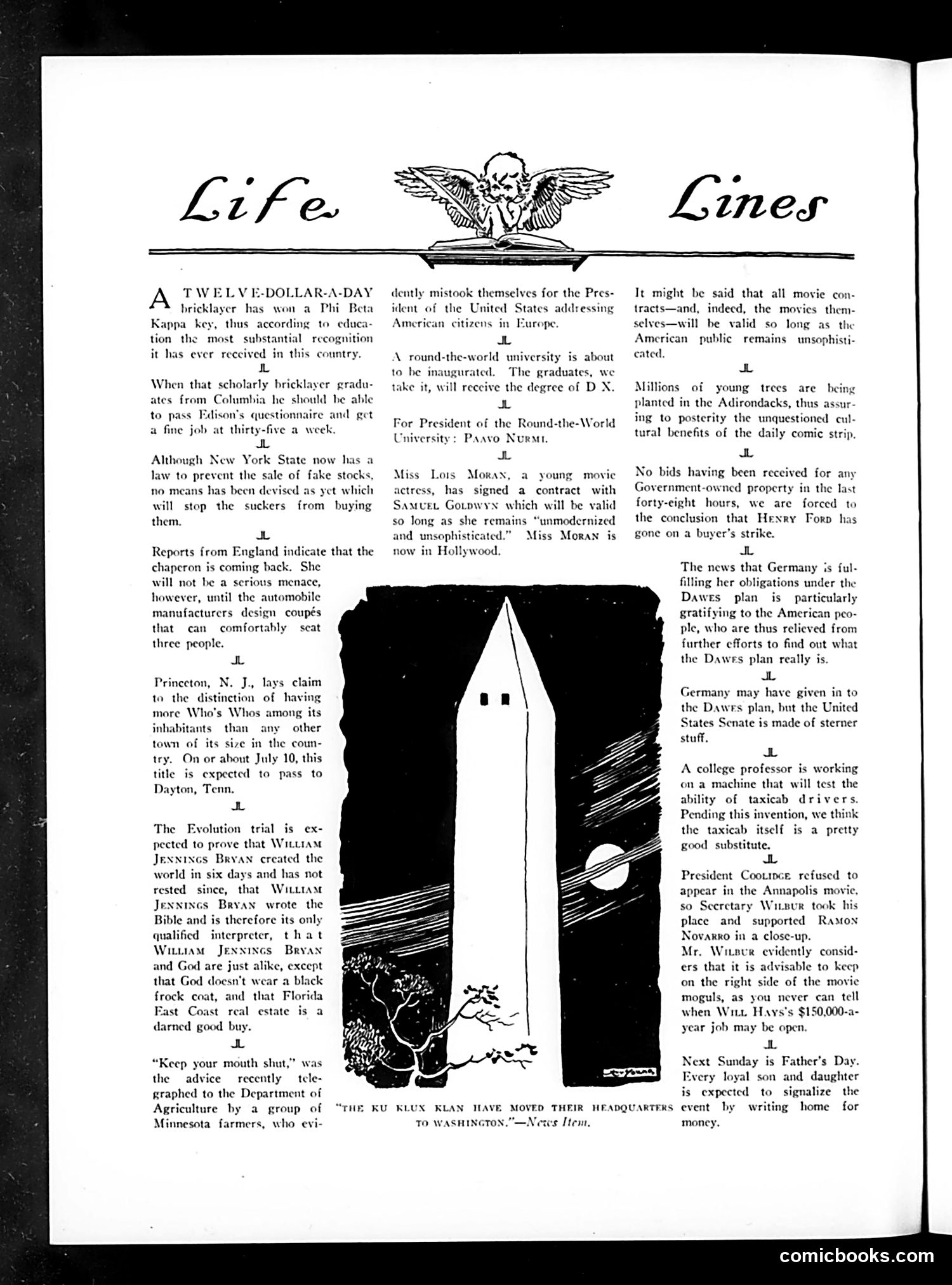 Life — June 18, 1925 — page 12: Life, 1925-06-18