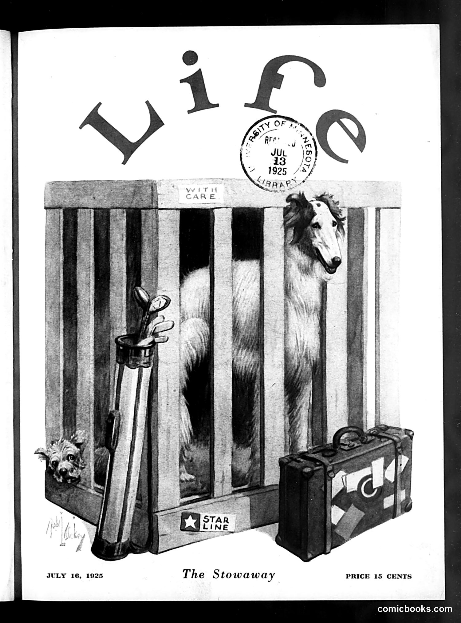 Life — July 16, 1925 — page 1: Life, 1925-07-16