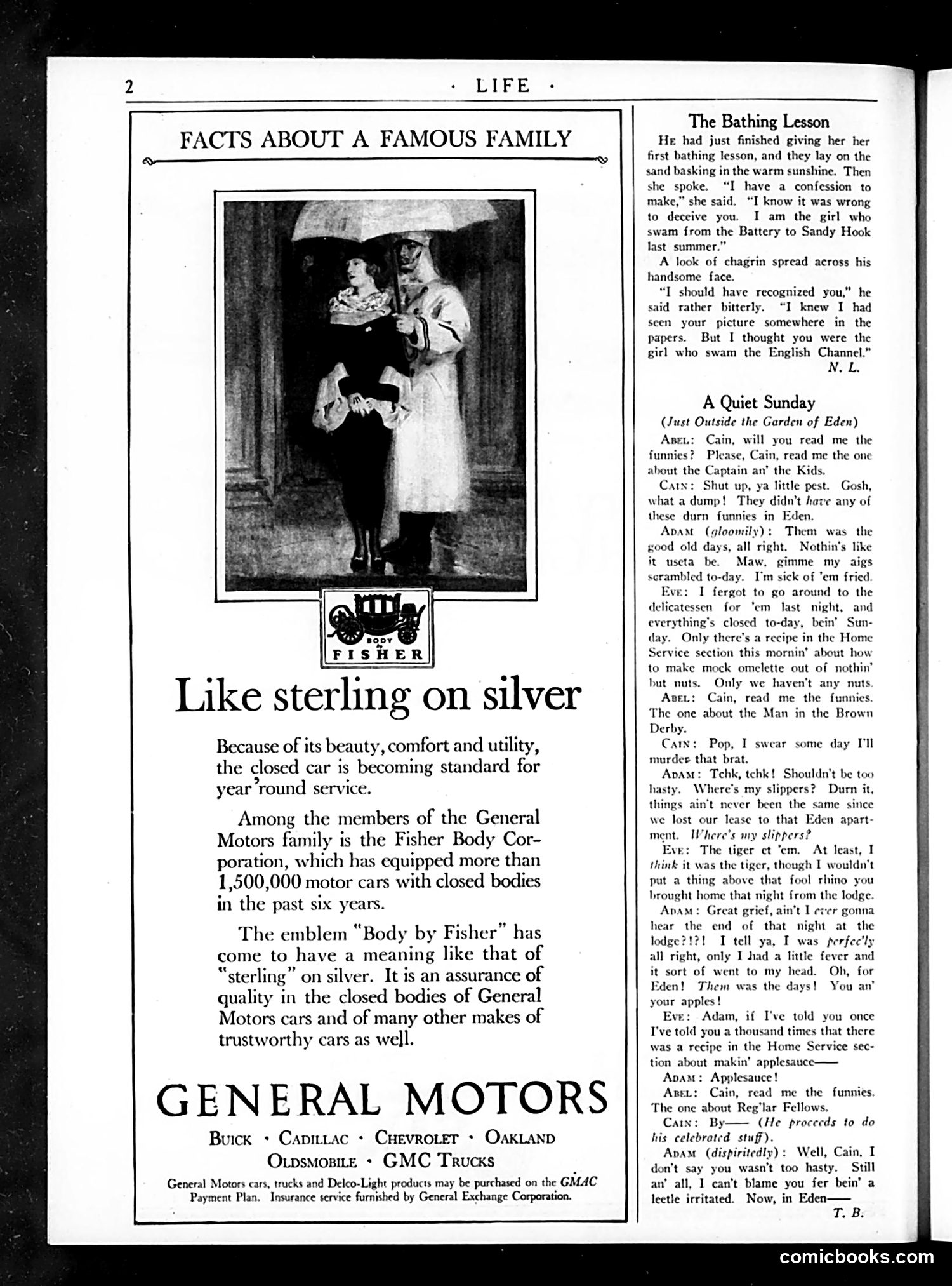 Life — July 16, 1925 — page 4: Life, 1925-07-16