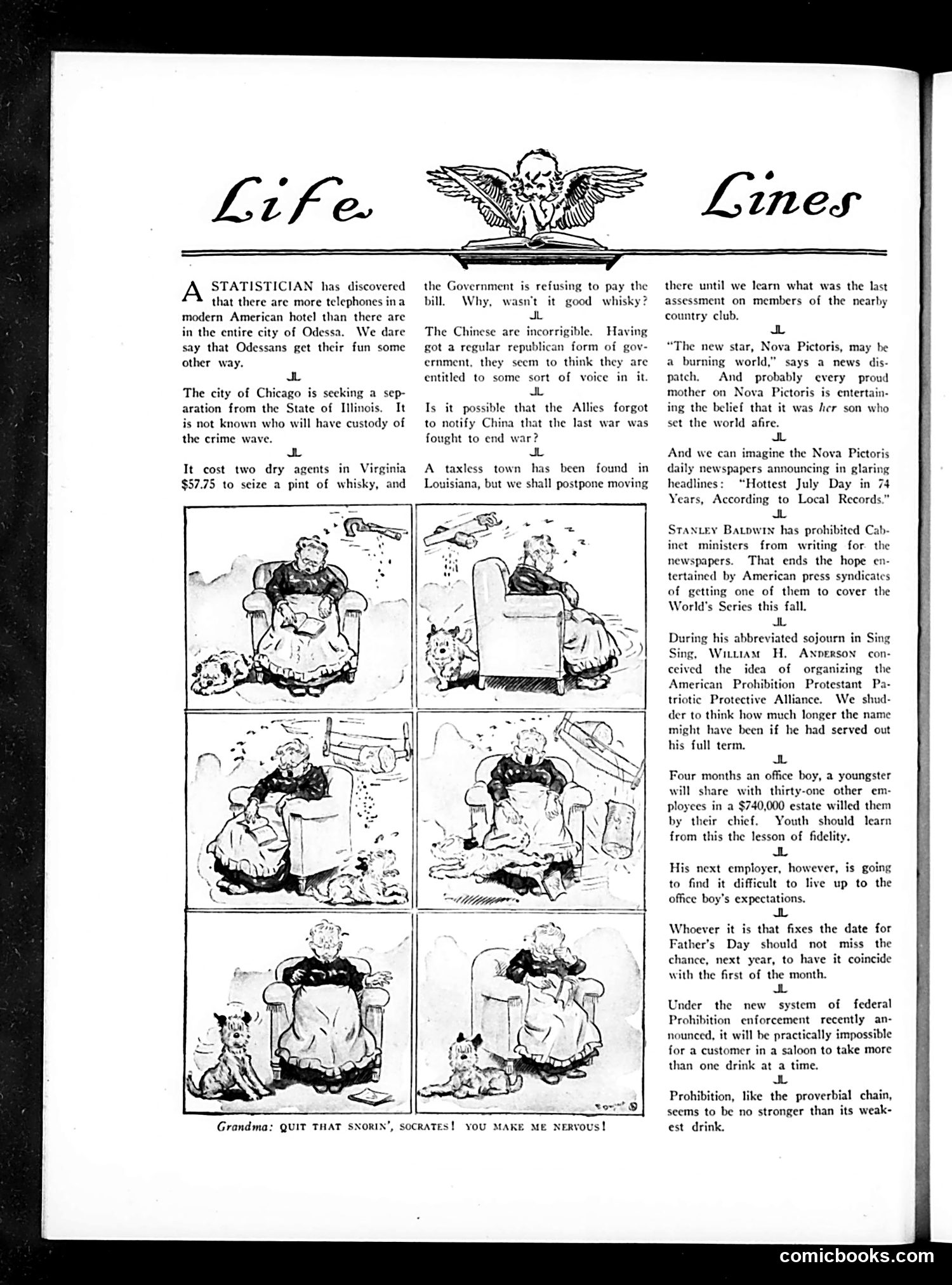 Life — July 16, 1925 — page 10: Life, 1925-07-16
