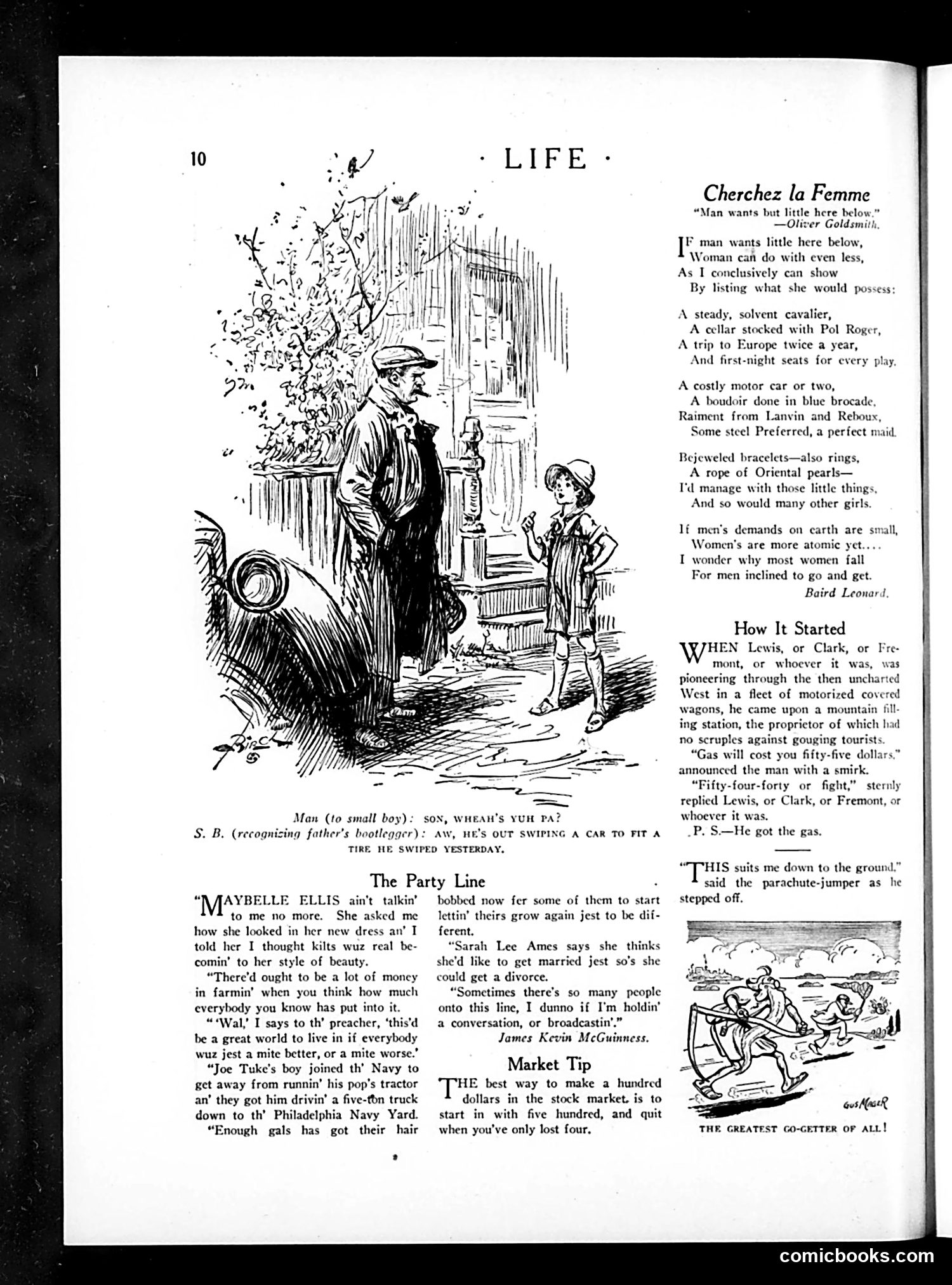 Life — July 23, 1925 — page 12: Life, 1925-07-23