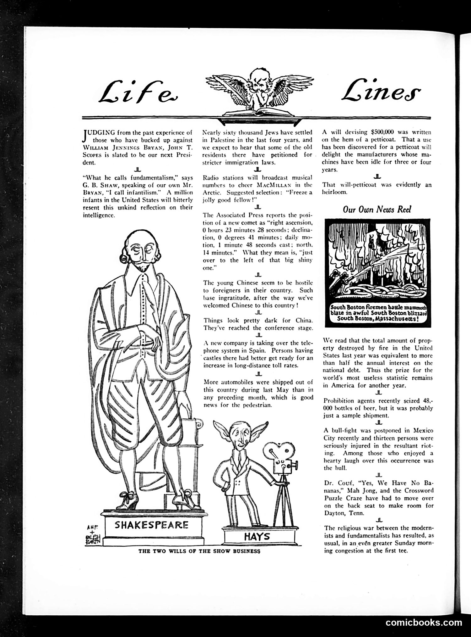 Life — July 30, 1925 — page 8: Life, 1925-07-30