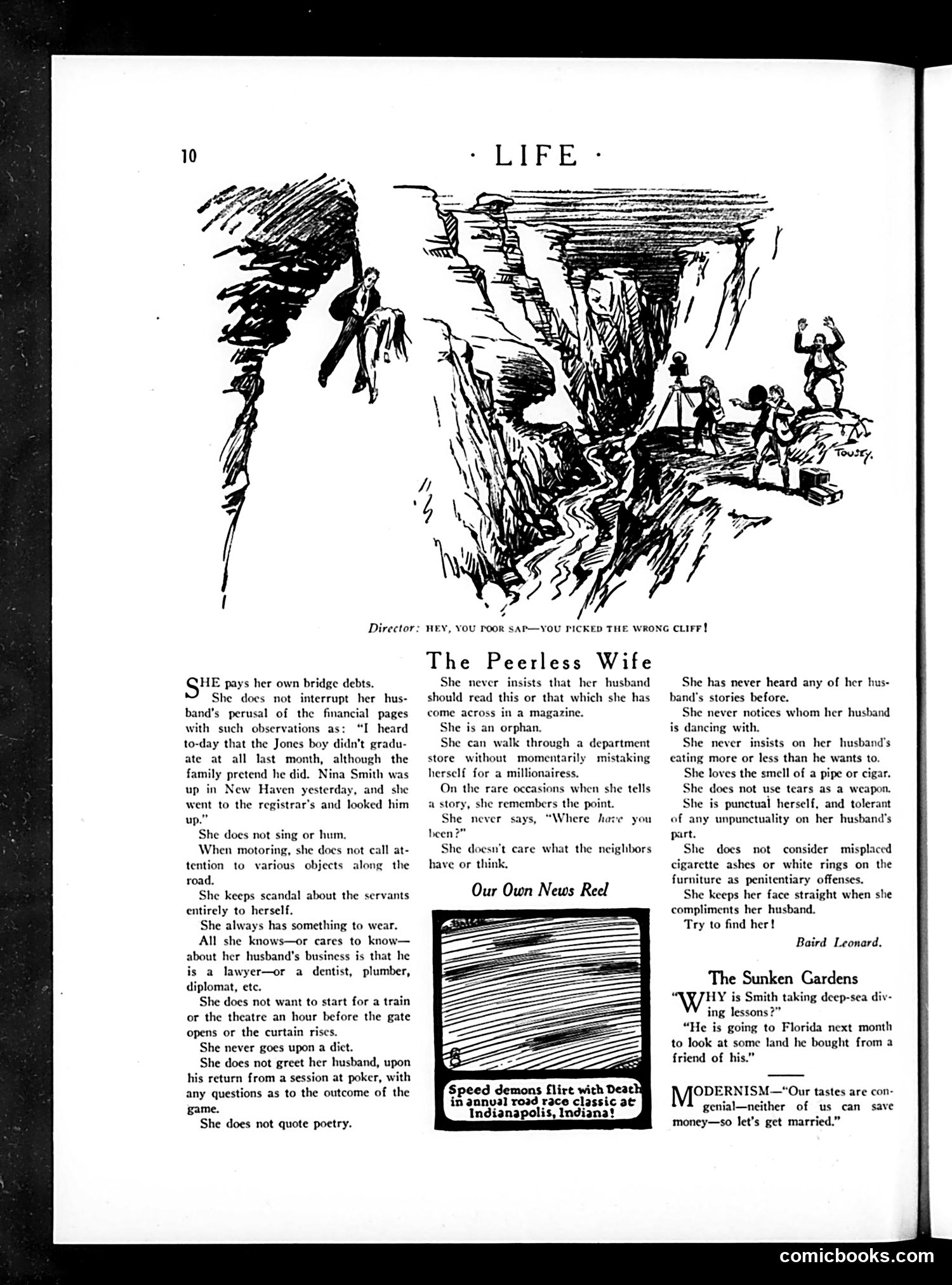 Life — July 30, 1925 — page 12: Life, 1925-07-30