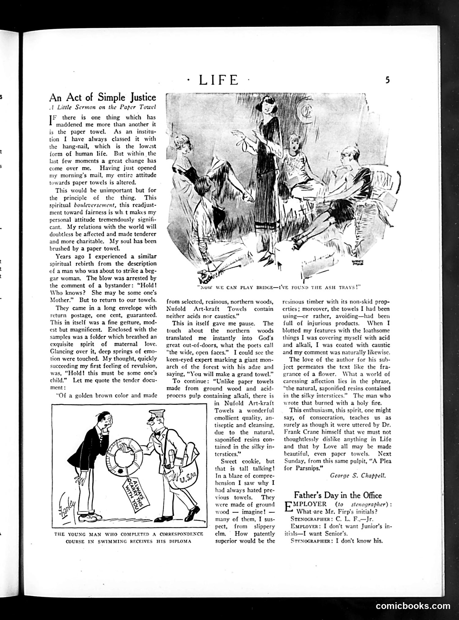 Life — August 6, 1925 — page 7: Life, 1925-08-06
