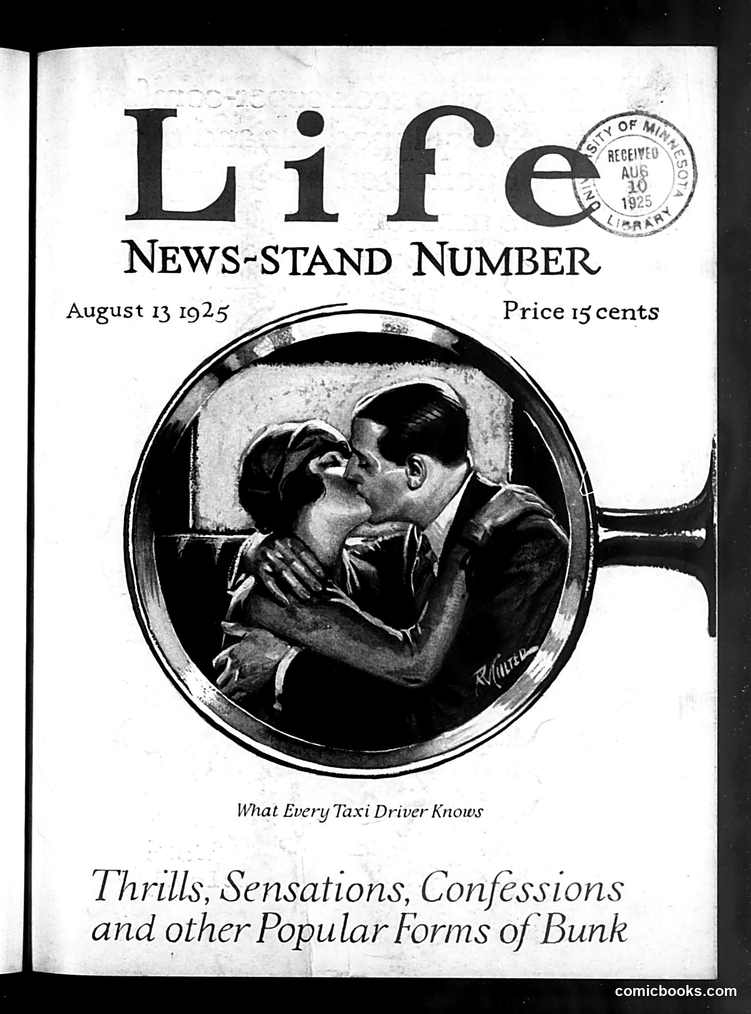Life — August 13, 1925 — page 1: Life, 1925-08-13