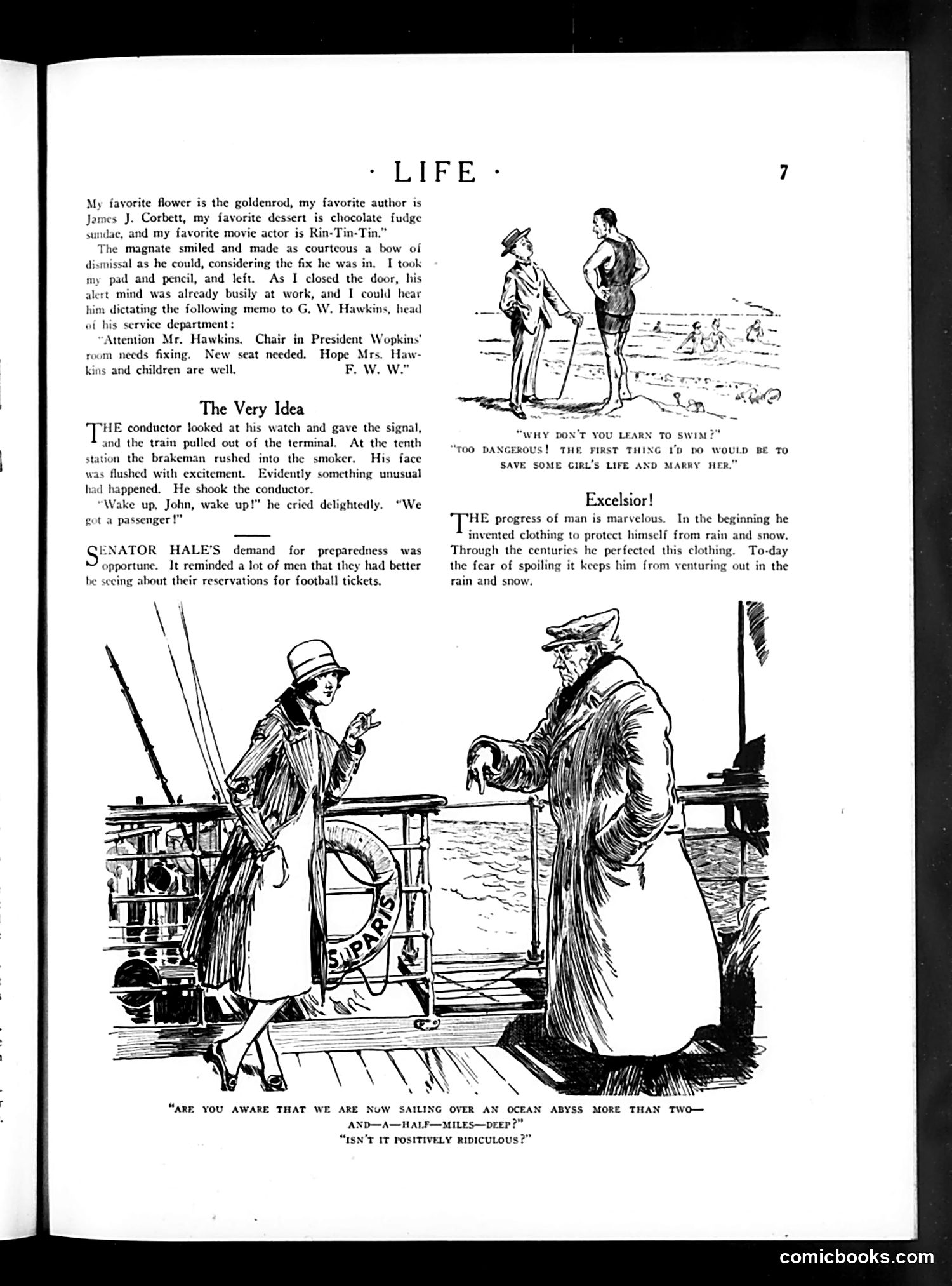 Life — August 20, 1925 — page 9: Life, 1925-08-20