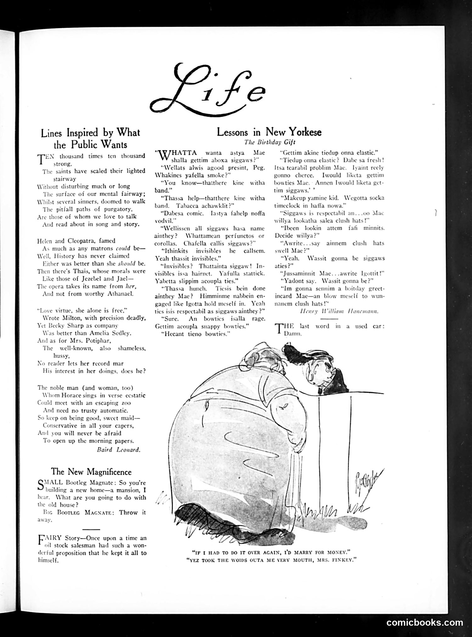 Life — August 27, 1925 — page 5: Life, 1925-08-27