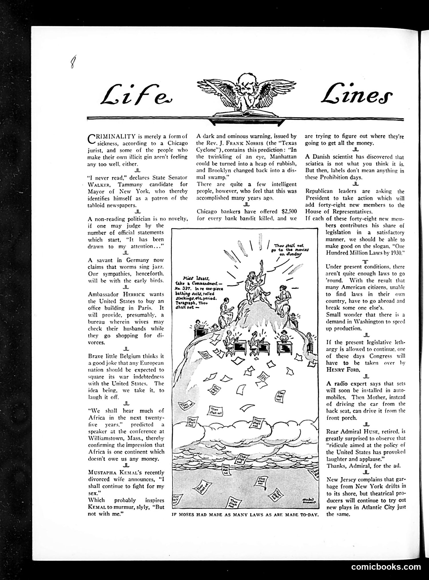 Life — September 3, 1925 — page 10: Life, 1925-09-03