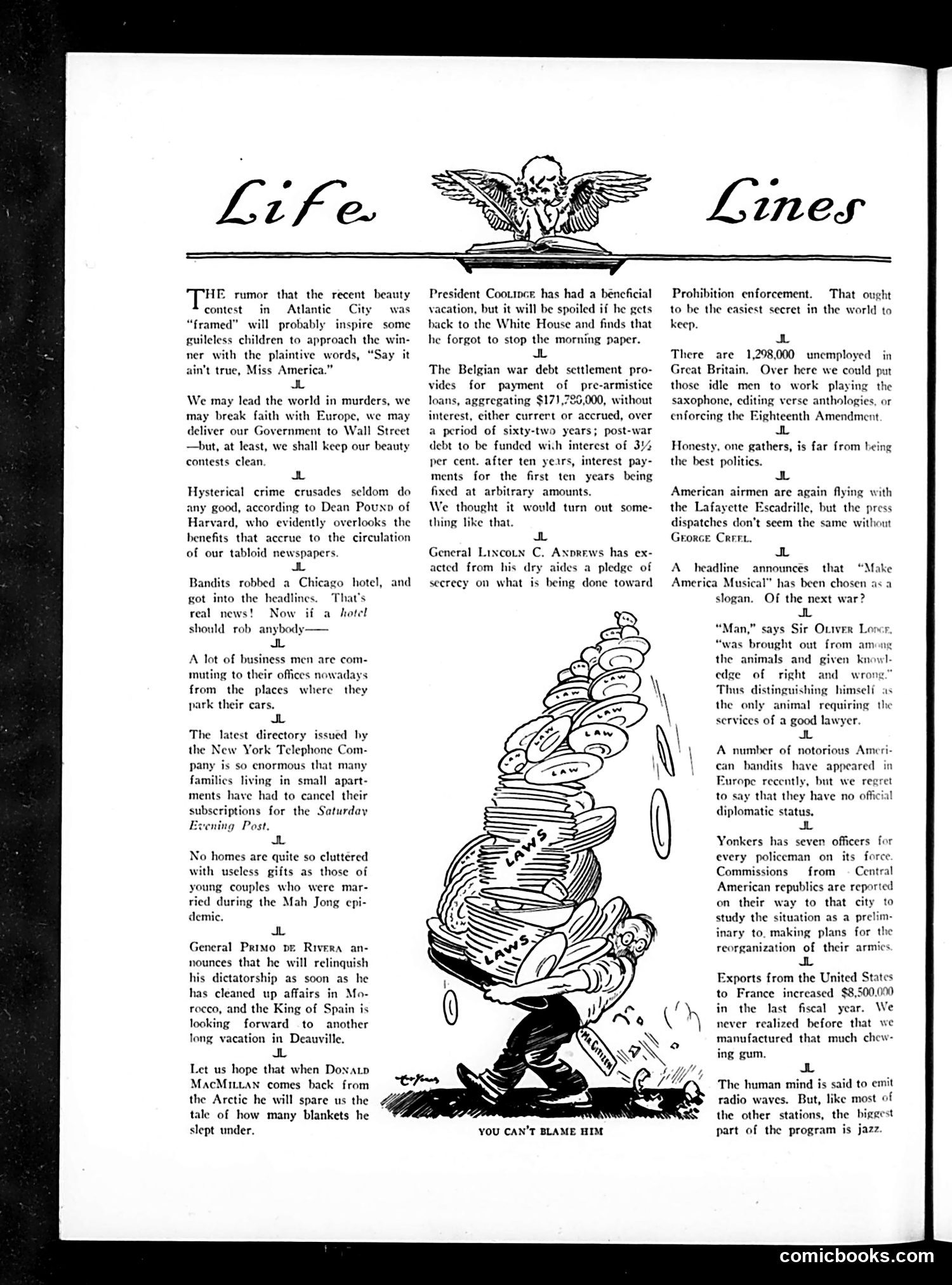 Life — September 17, 1925 — page 6: Life, 1925-09-17