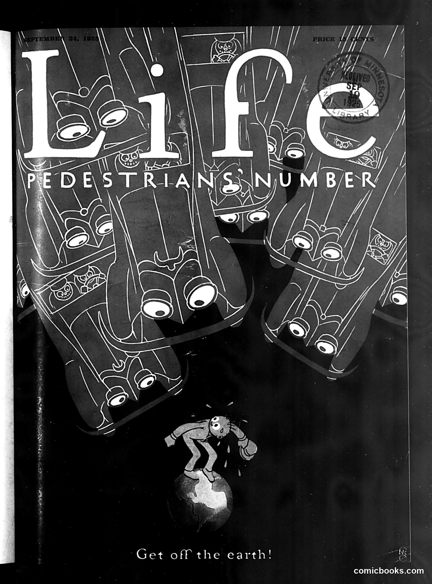 Life — September 24, 1925 — page 1: Life, 1925-09-24