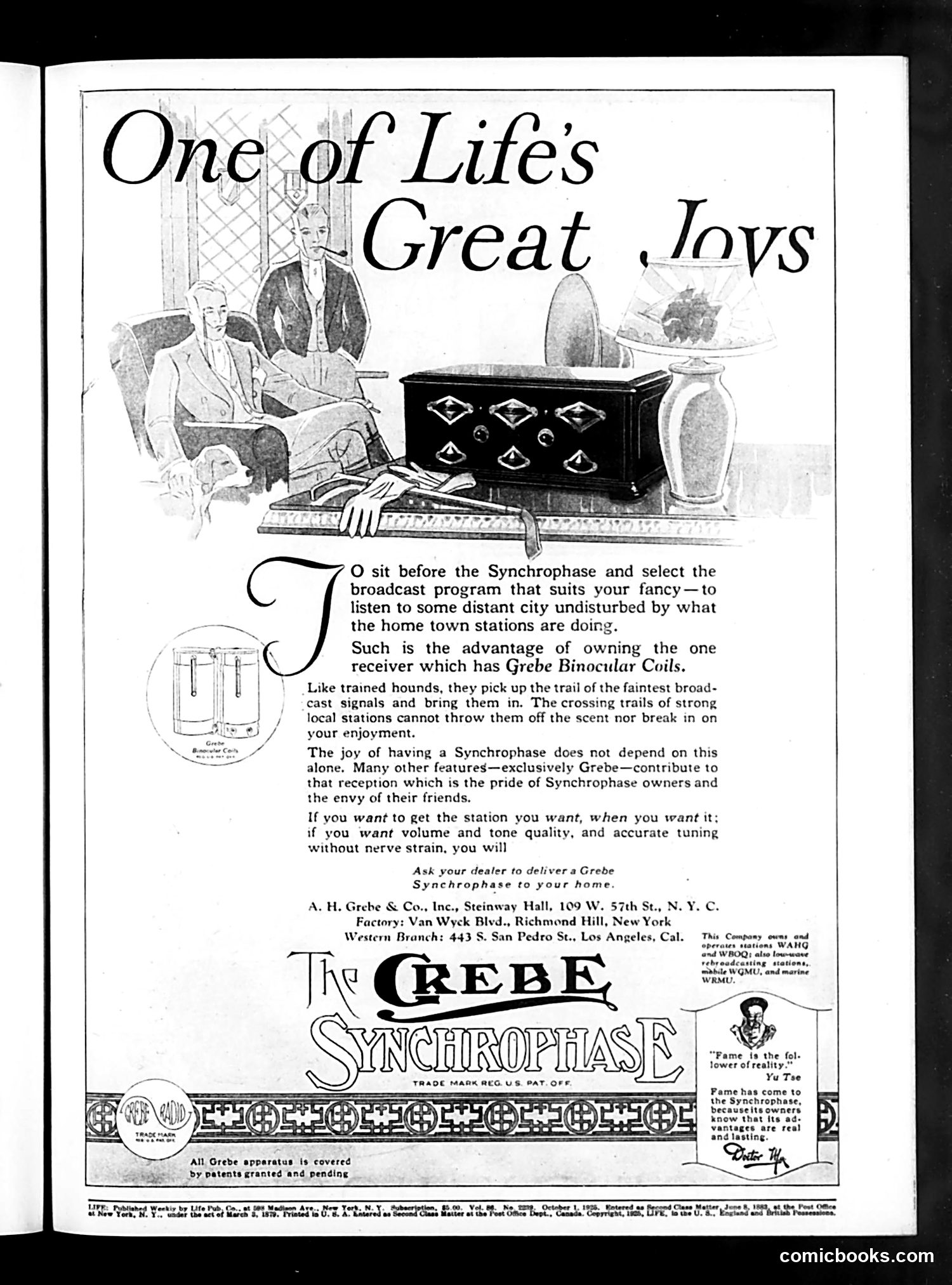 Life — October 1, 1925 — page 3: Life, 1925-10-01