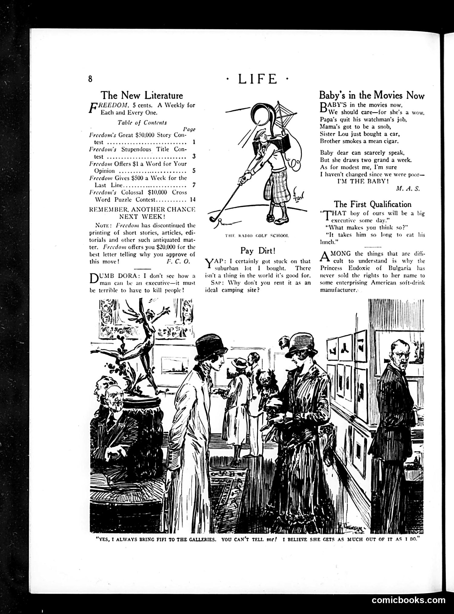 Life — October 1, 1925 — page 10: Life, 1925-10-01