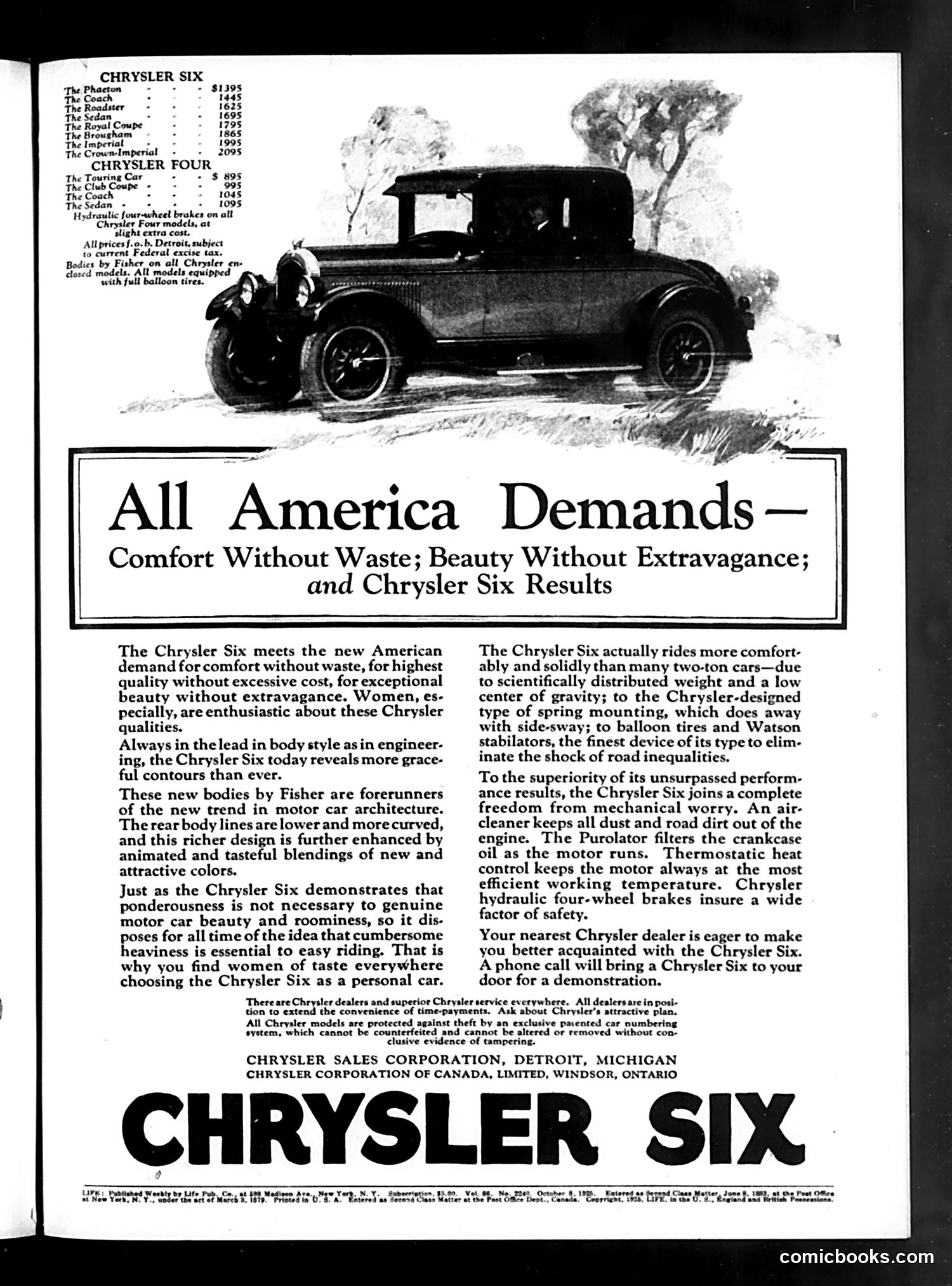 Life — October 8, 1925 — page 3: Life, 1925-10-08