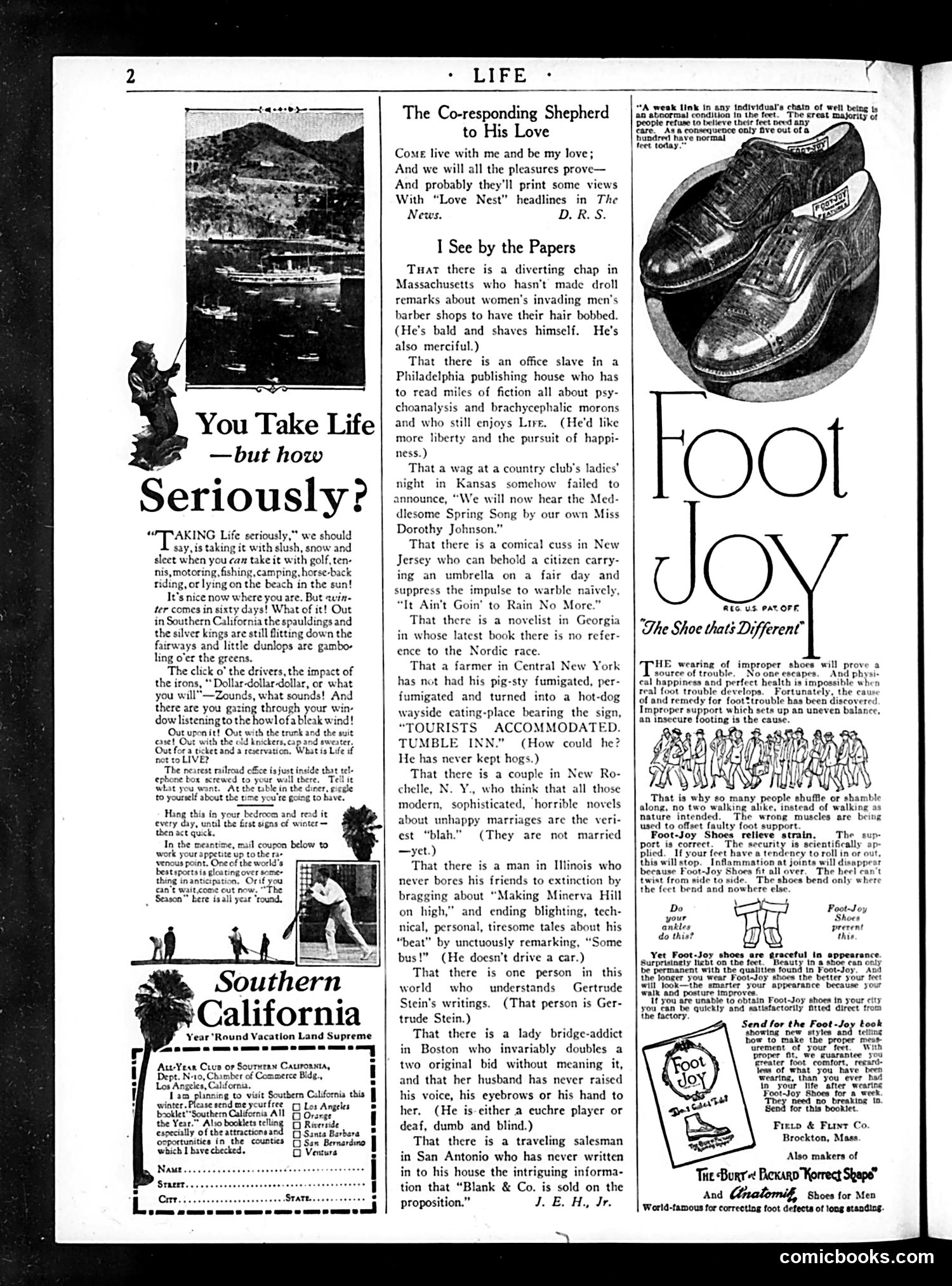 Life — October 8, 1925 — page 4: Life, 1925-10-08