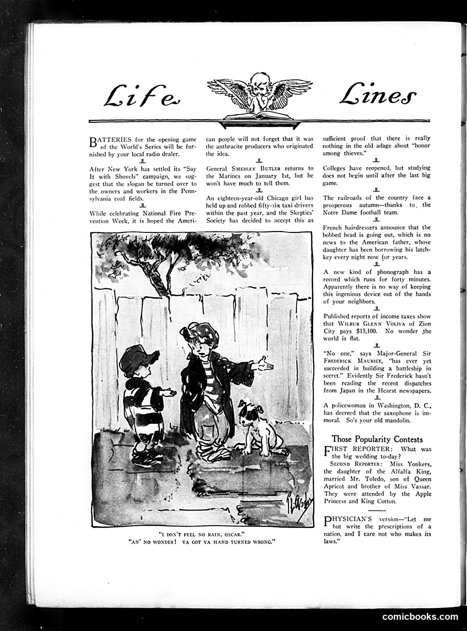Life — October 8, 1925 — page 8: Life, 1925-10-08