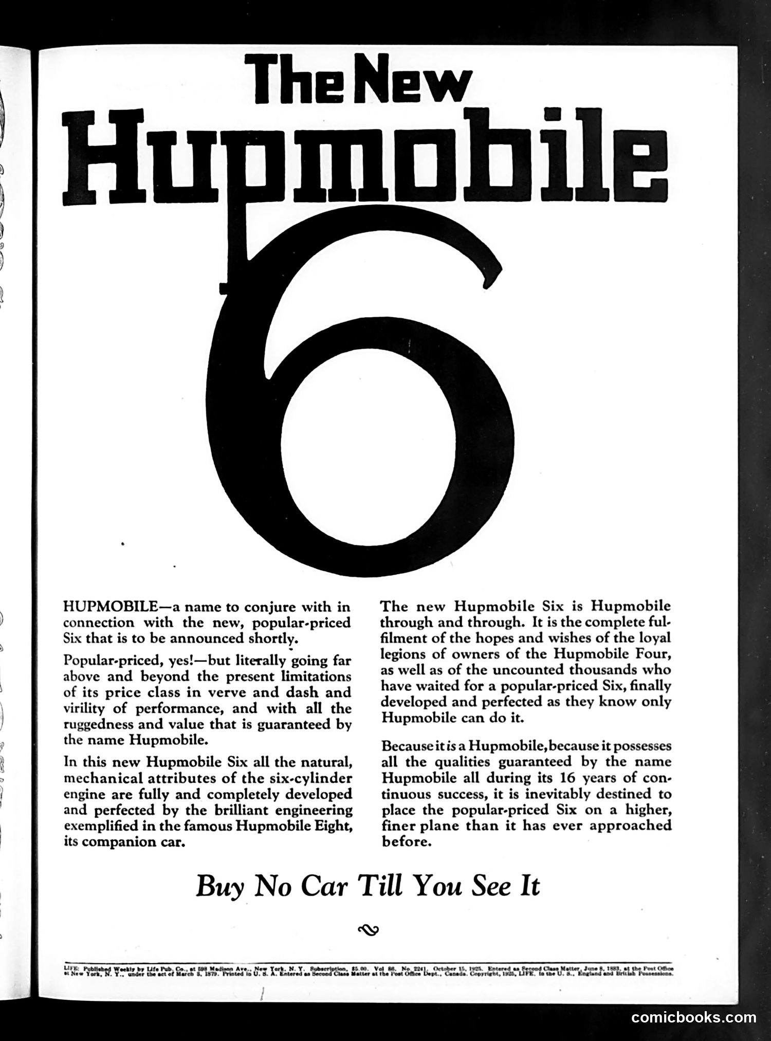 Life — October 15, 1925 — page 3: Life, 1925-10-15