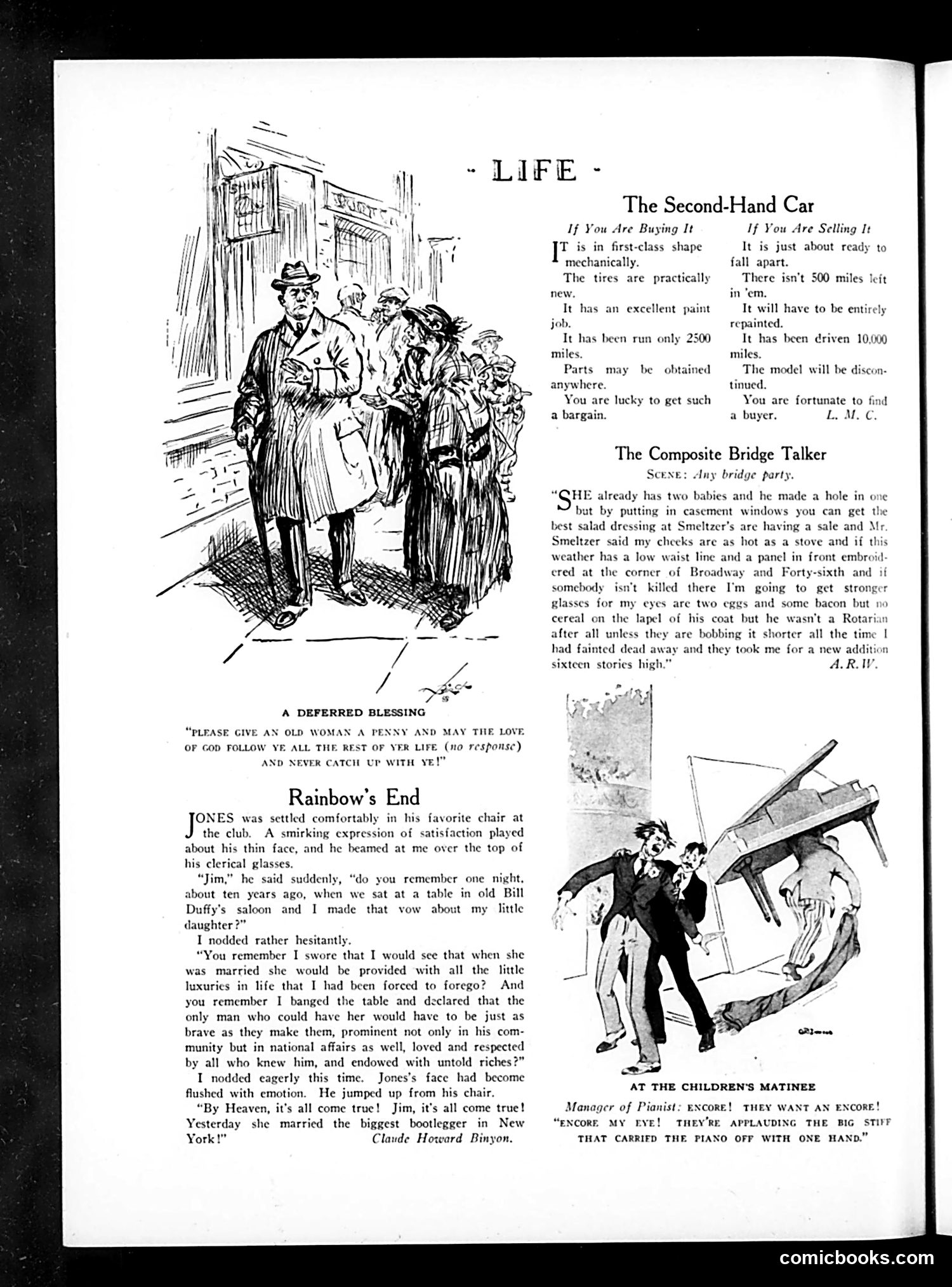 Life — October 15, 1925 — page 10: Life, 1925-10-15