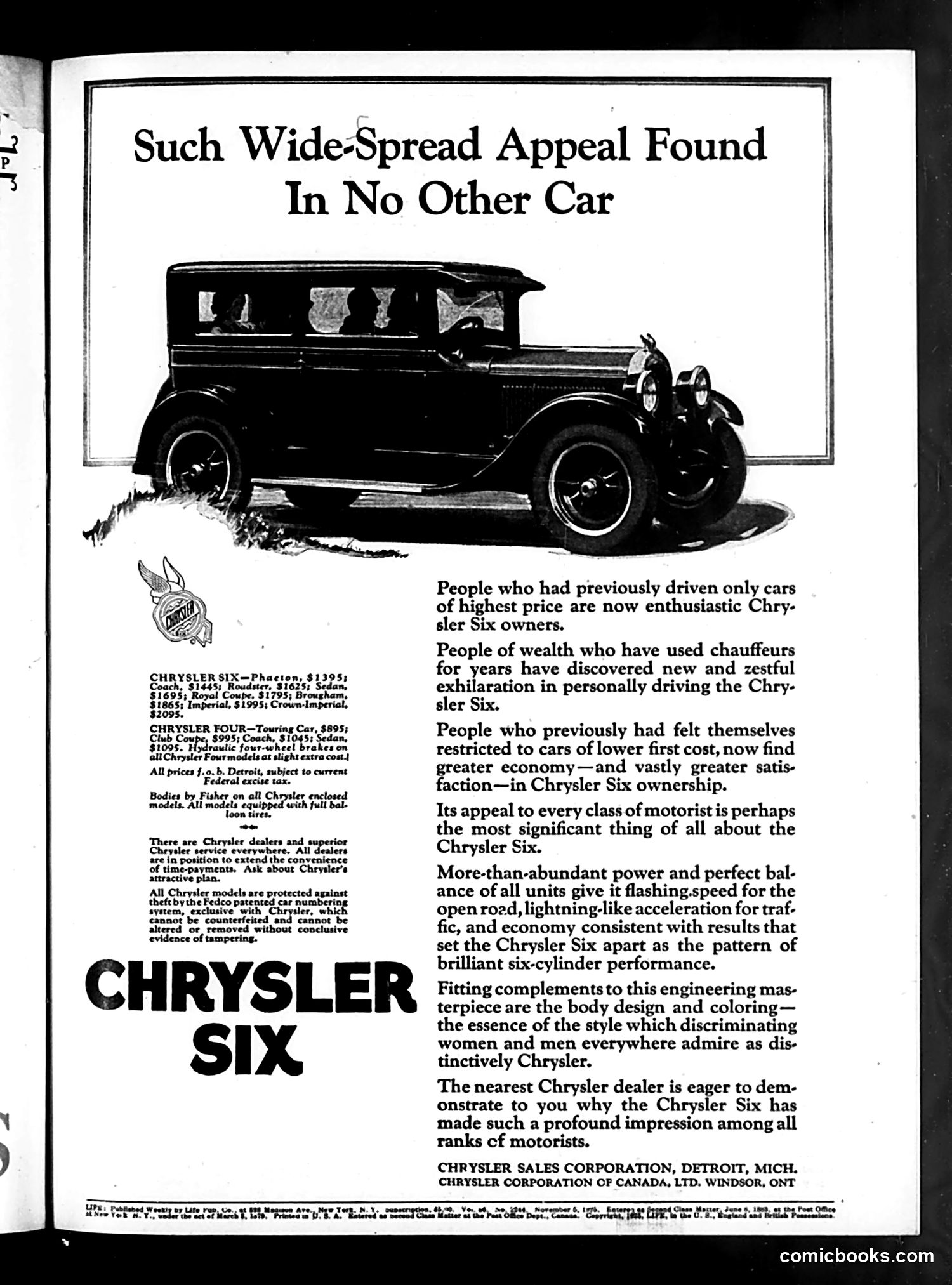 Life — November 5, 1925 — page 3: Life, 1925-11-05