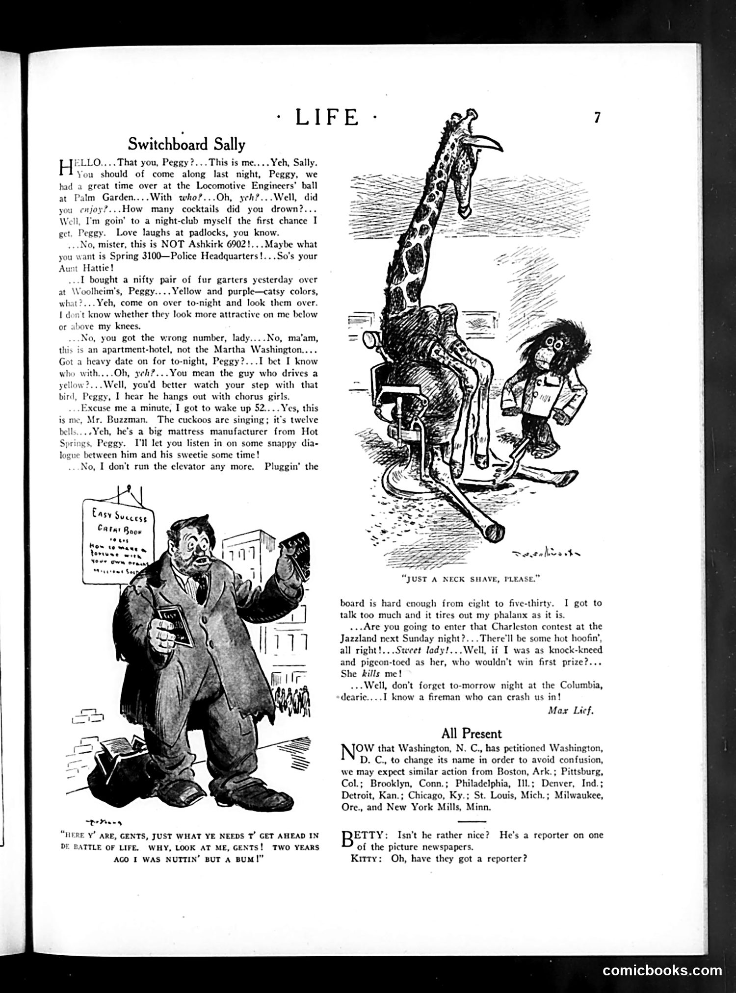 Life — November 12, 1925 — page 9: Life, 1925-11-12