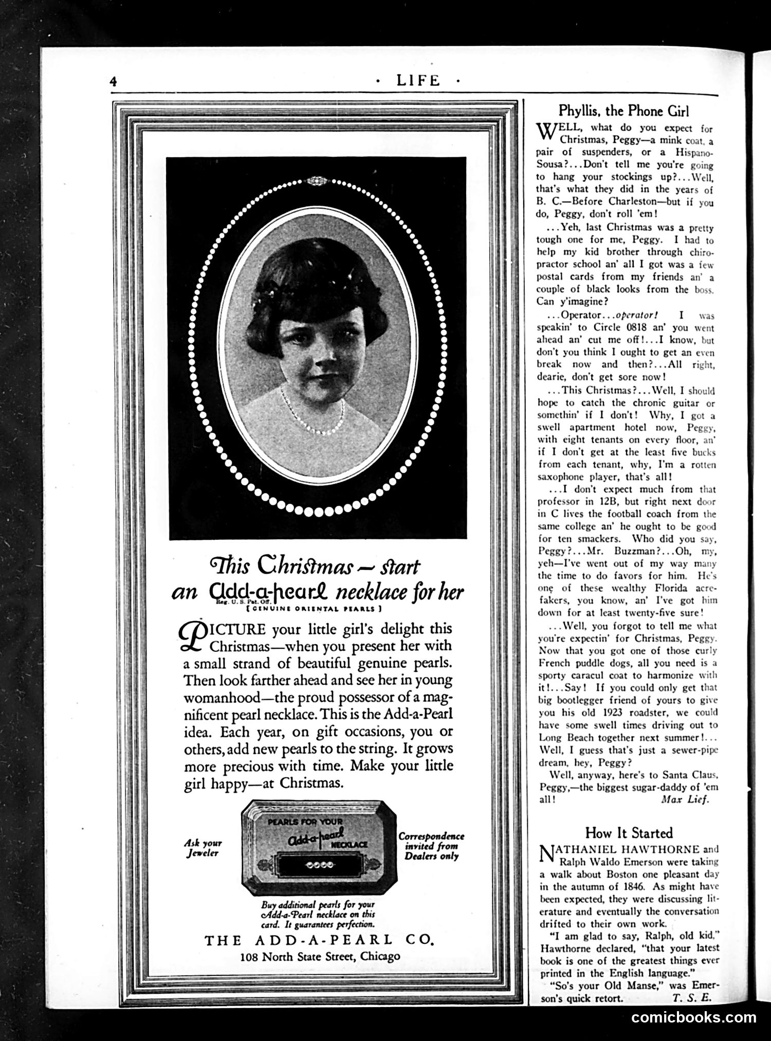 Life — December 3, 1925 — page 6: Life, 1925-12-03