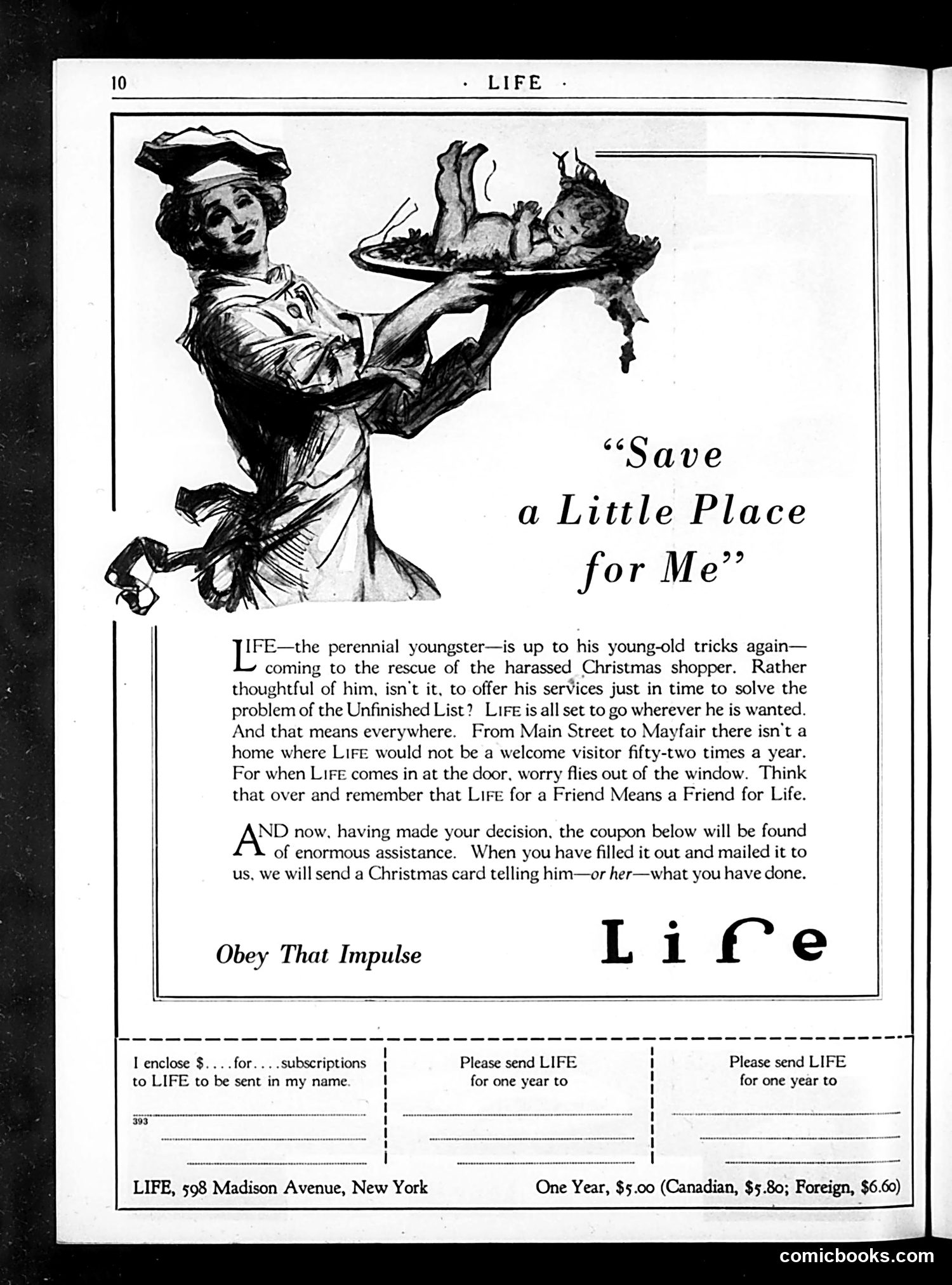 Life — December 3, 1925 — page 12: Life, 1925-12-03