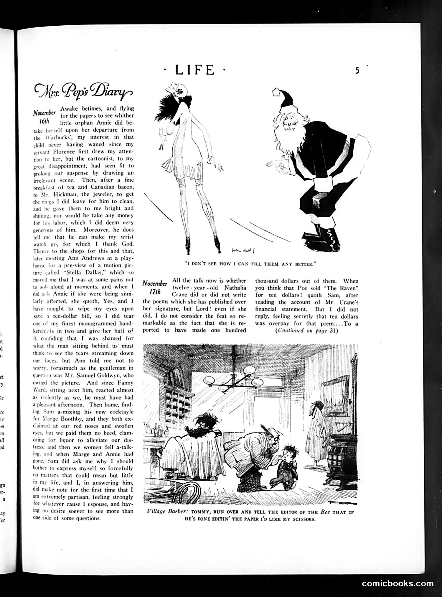 Life — December 10, 1925 — page 7: Life, 1925-12-10