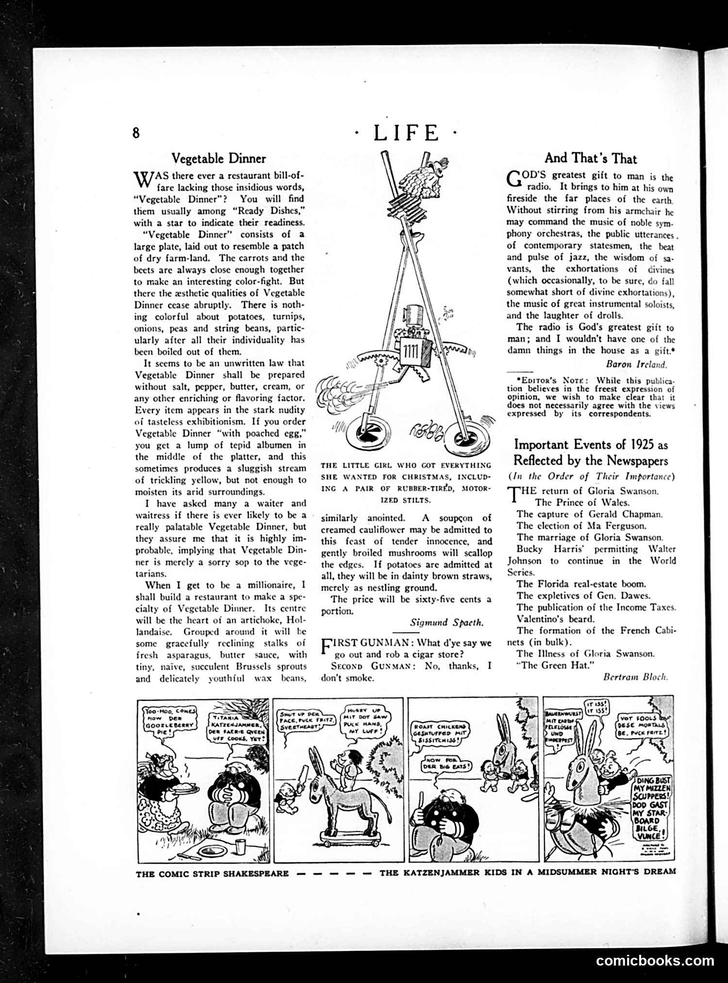 Life — December 25, 1925 — page 10: Life, 1925-12-25